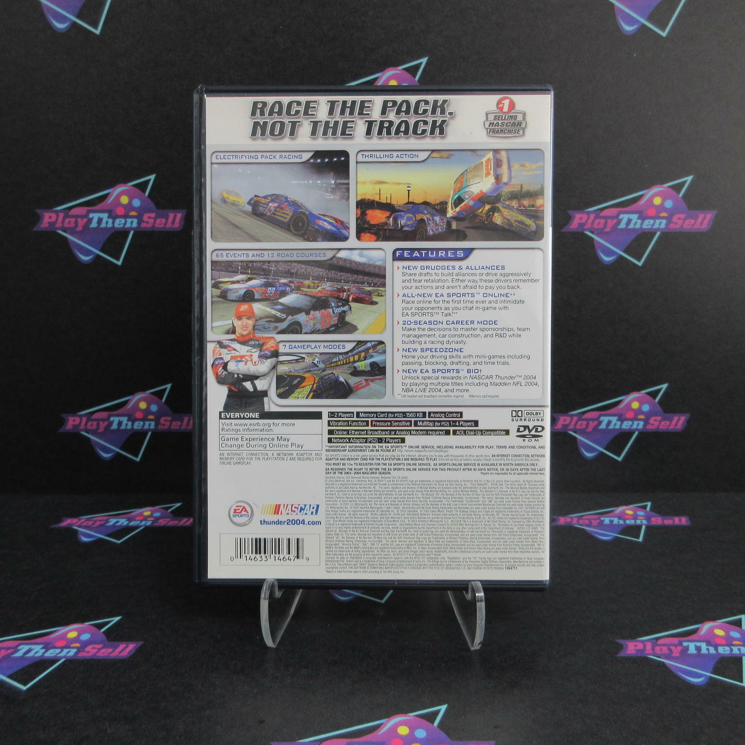NASCAR Thunder 2004 PS2 PlayStation 2 Complete - Excellent