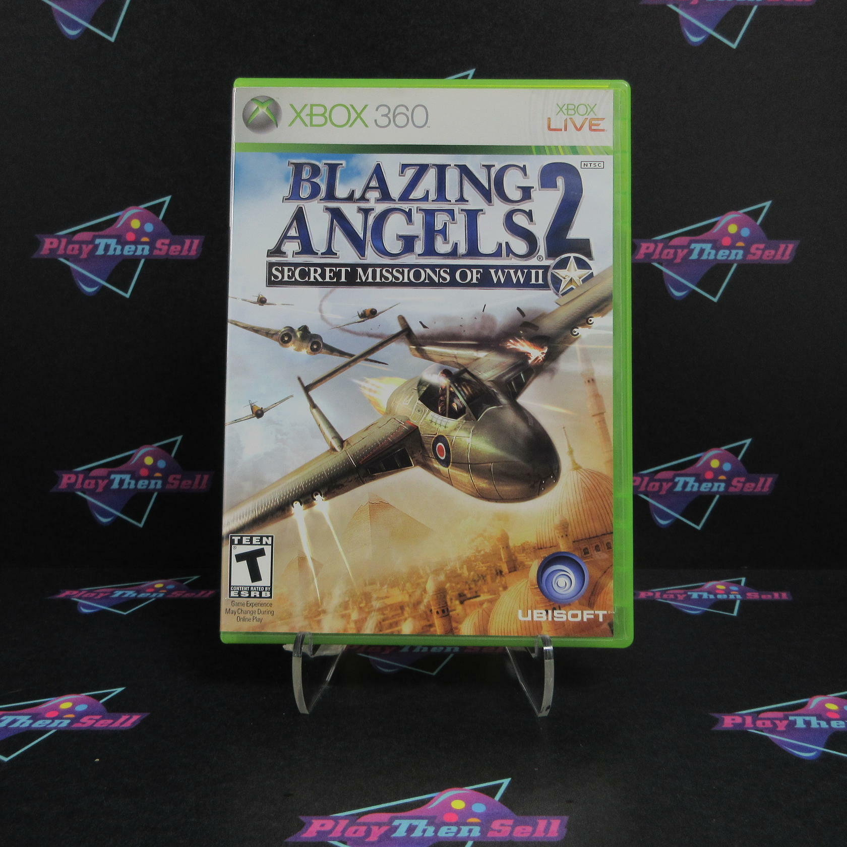 Blazing Angels 2 Secret Missions of WWII Xbox 360 Complete - Excellent