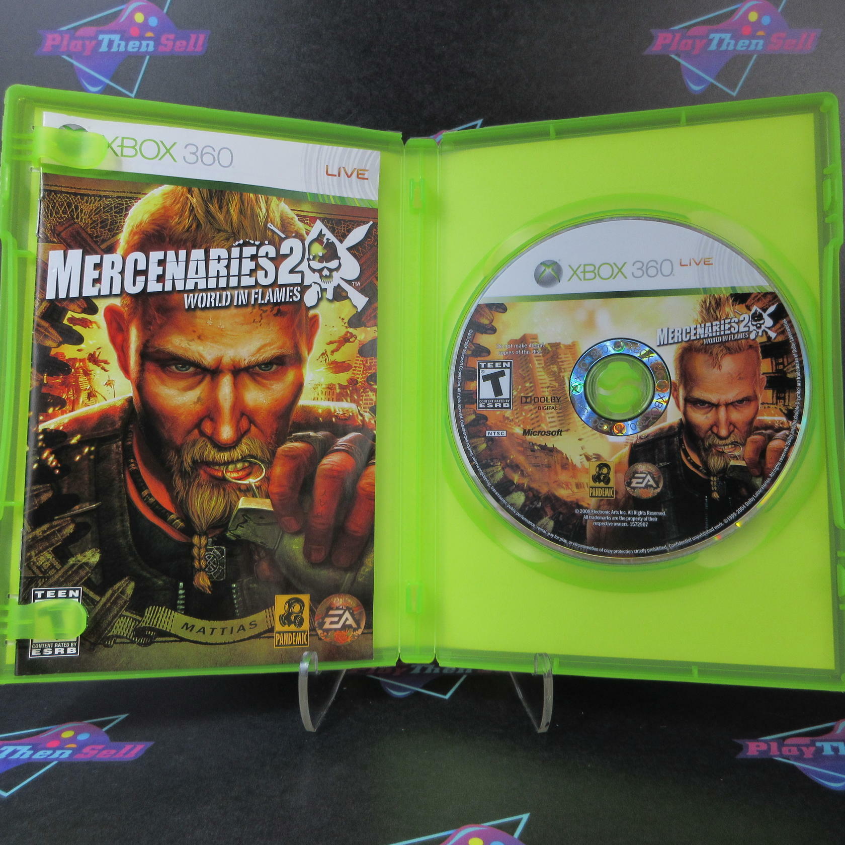 Mercenaries 2 World in Flames Xbox 360 Complete - Excellent