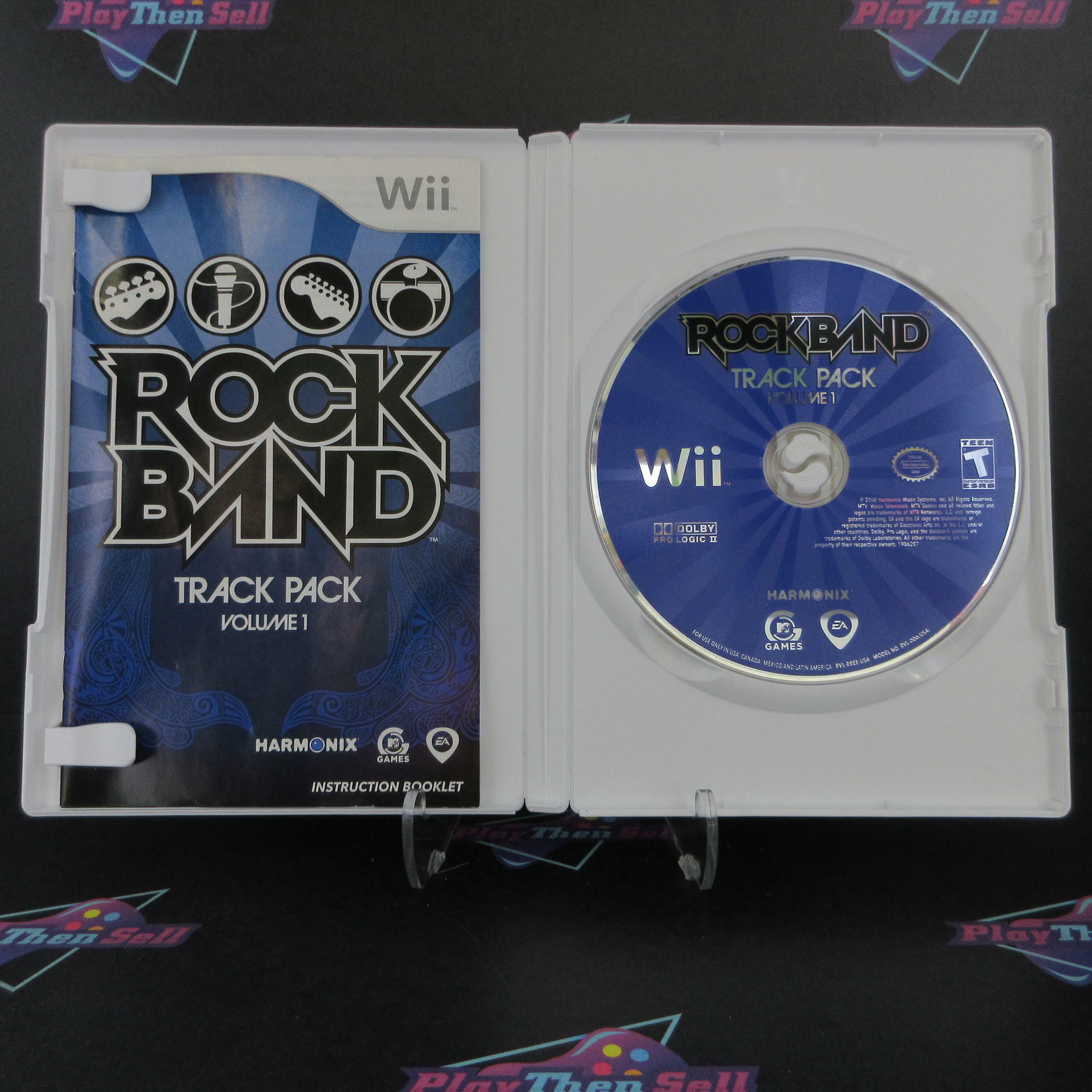 Rock Band Track Pack: Vol. 1 Nintendo Wii Complete - Excellent