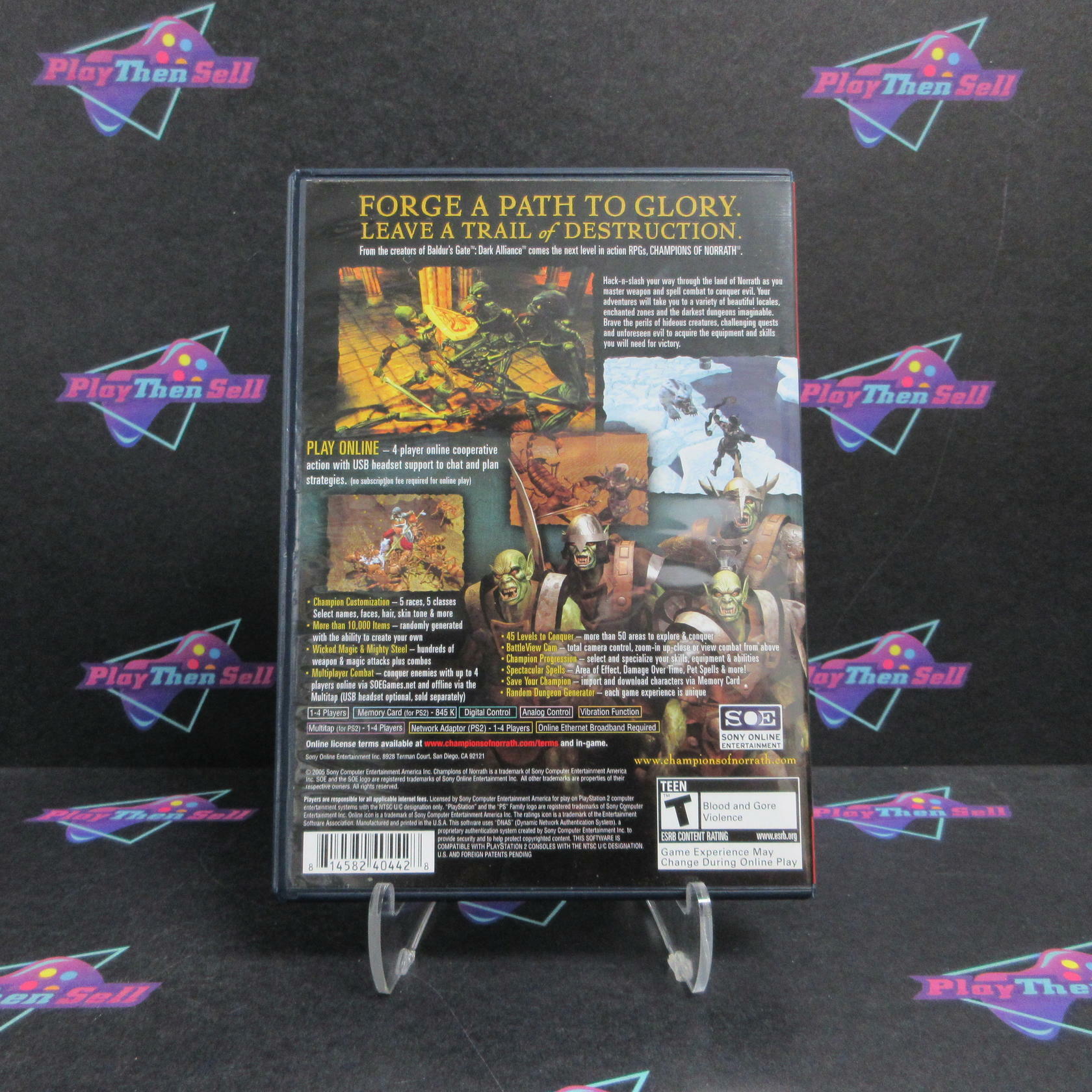Champions of Norrath PS2 PlayStation 2 GH Complete - Excellent