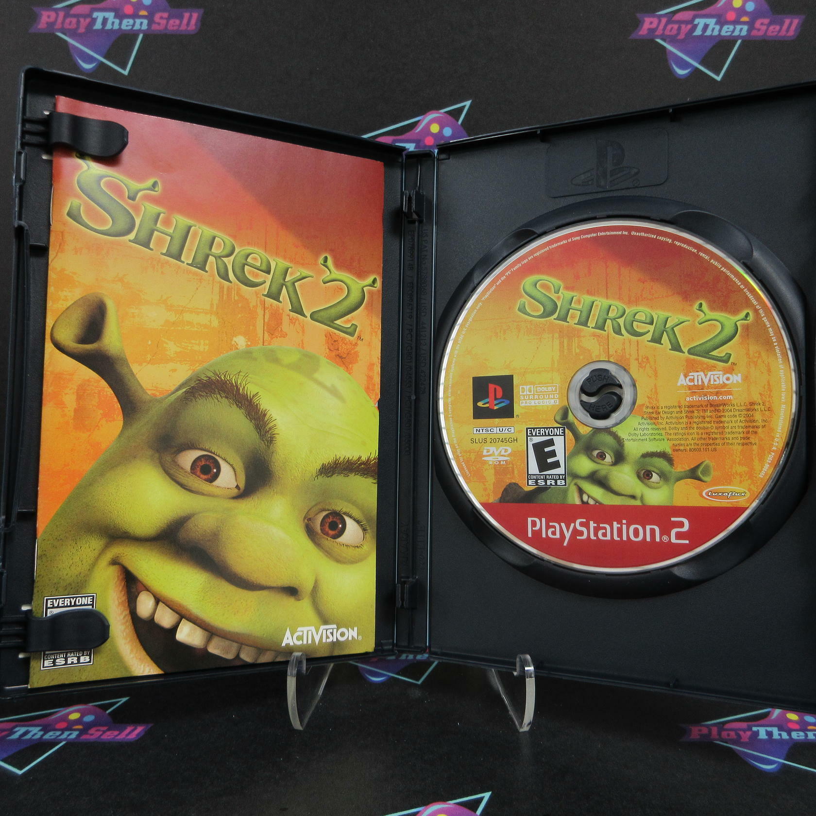 Shrek 2 PS2 PlayStation 2 GH Complete - Excellent