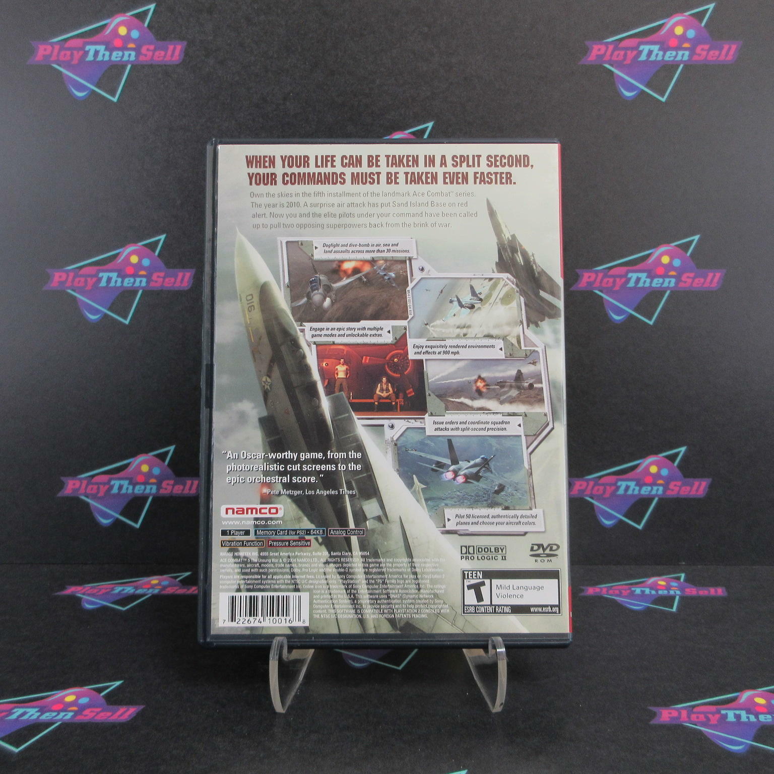 Ace Combat 5 The Unsung War PS2 PlayStation 2 GH Complete - Refurbished