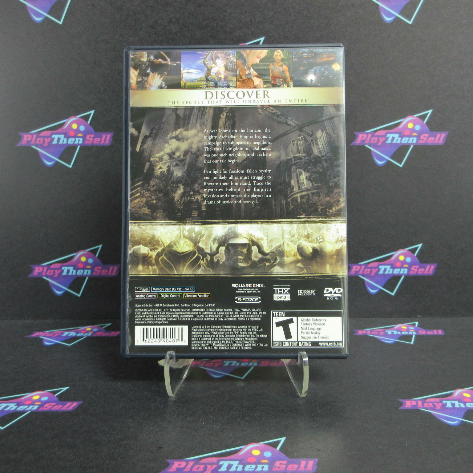 Final Fantasy XII 12 PS2 PlayStation 2 + Reg Card Complete - Excellent