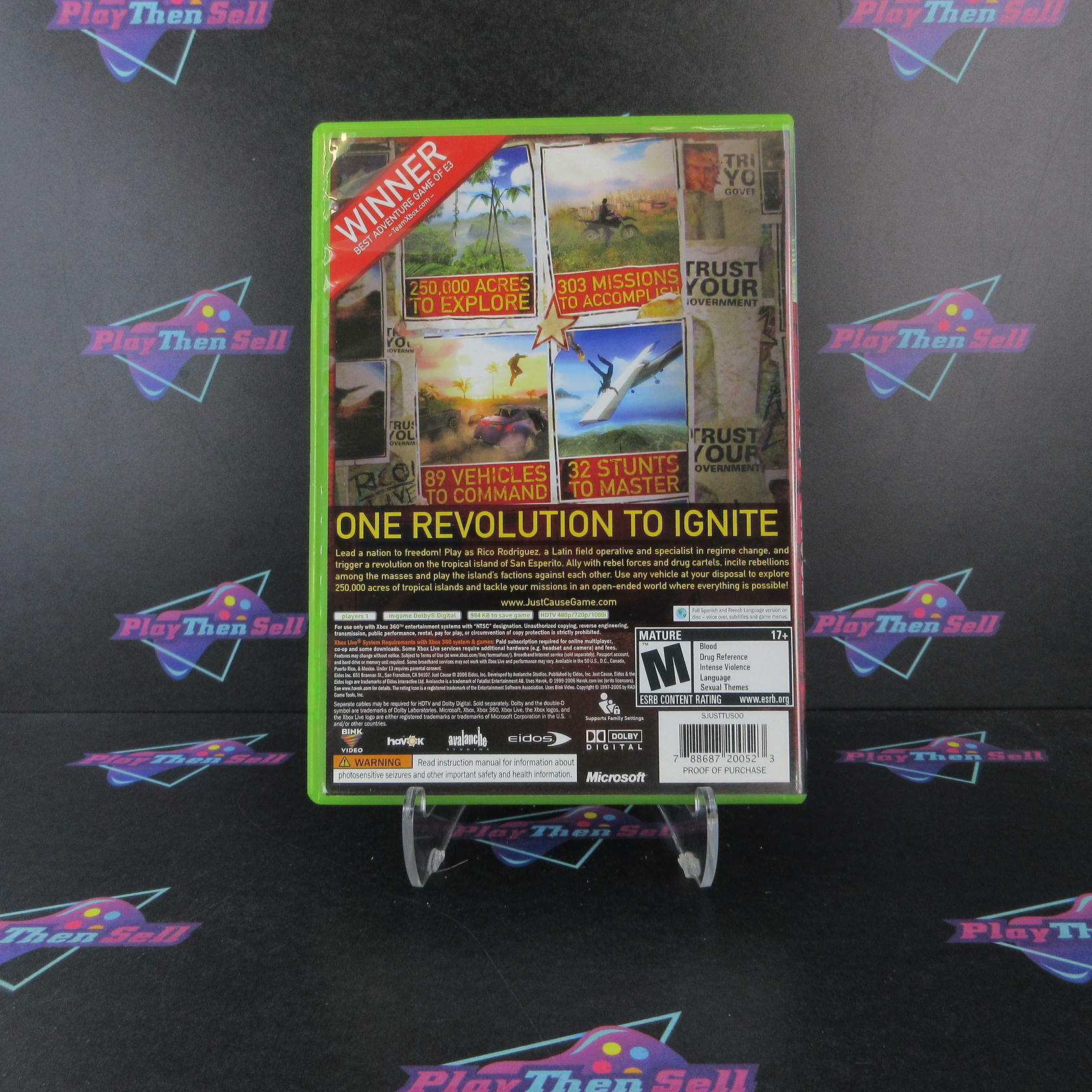 Just Cause Xbox 360 Complete - Excellent