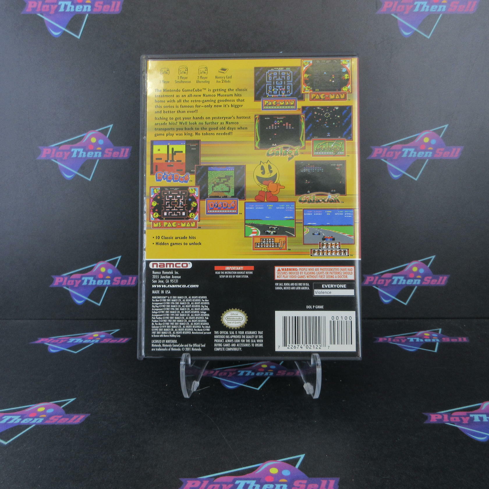 Namco Museum Nintendo GameCube + Reg Card Complete - Refurbished