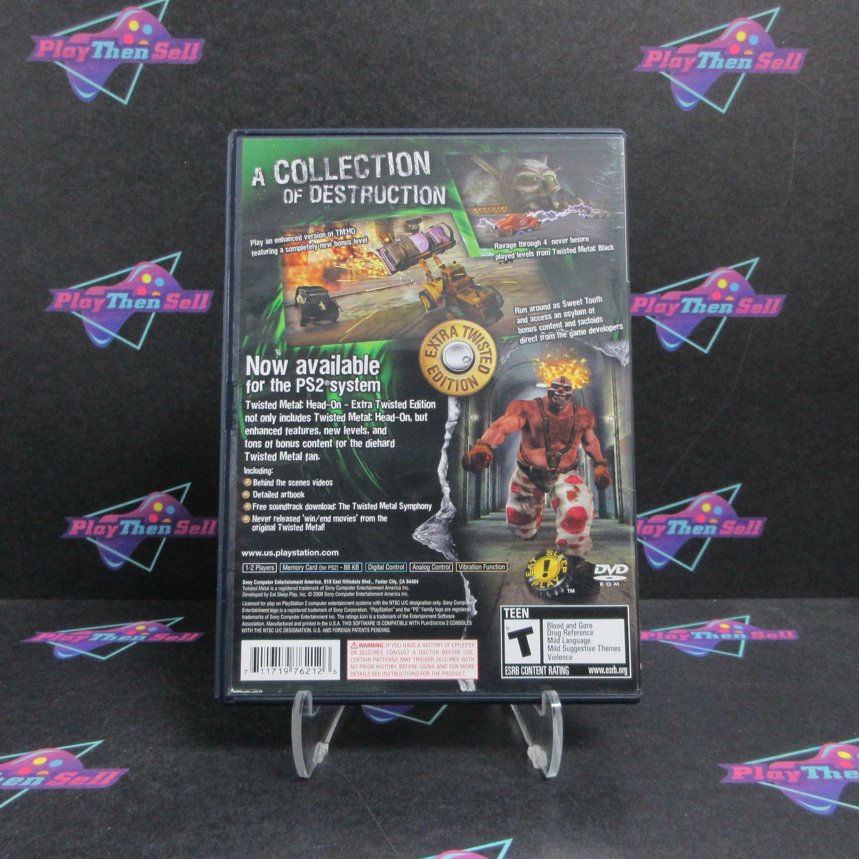 Twisted Metal Head On Extra Twisted Edition PS2 PlayStation 2 CIB - Excellent
