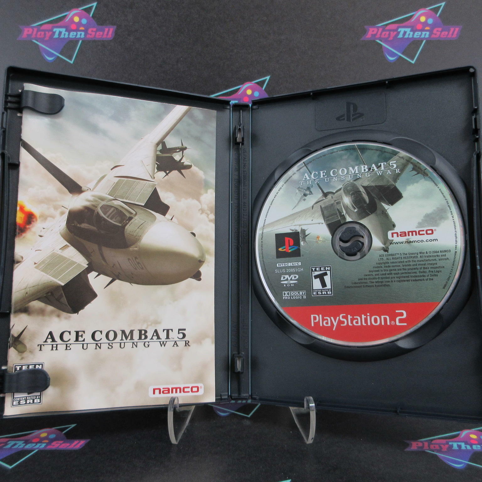 Ace Combat 5 The Unsung War PS2 PlayStation 2 GH Complete - Refurbished