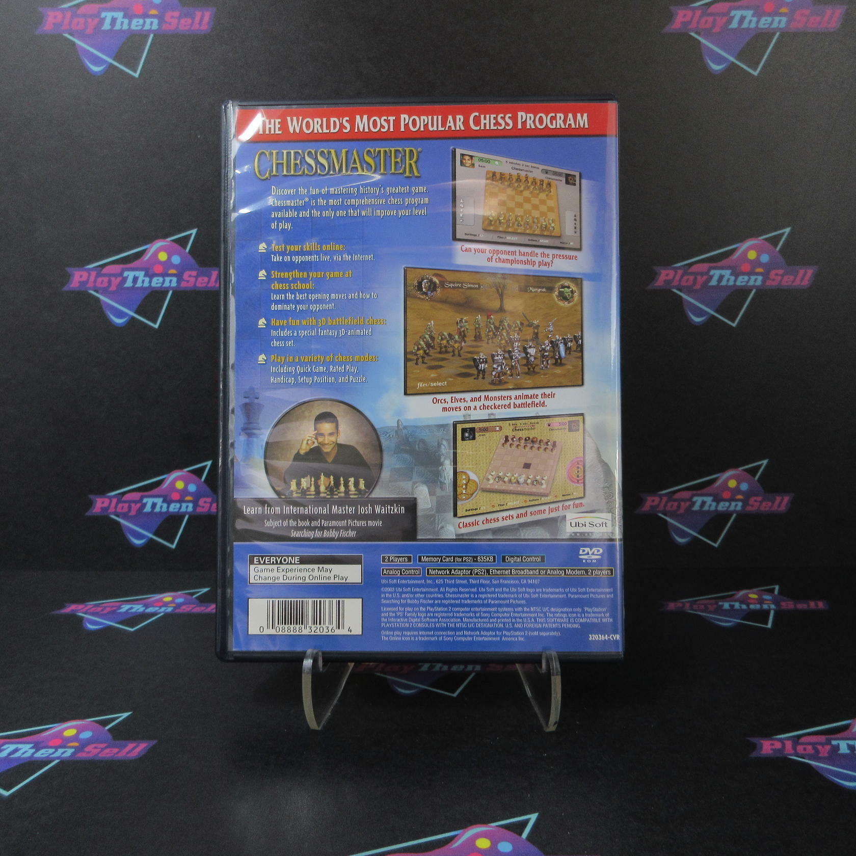 Chessmaster PS2 PlayStation 2 + Reg Card Complete - Excellent
