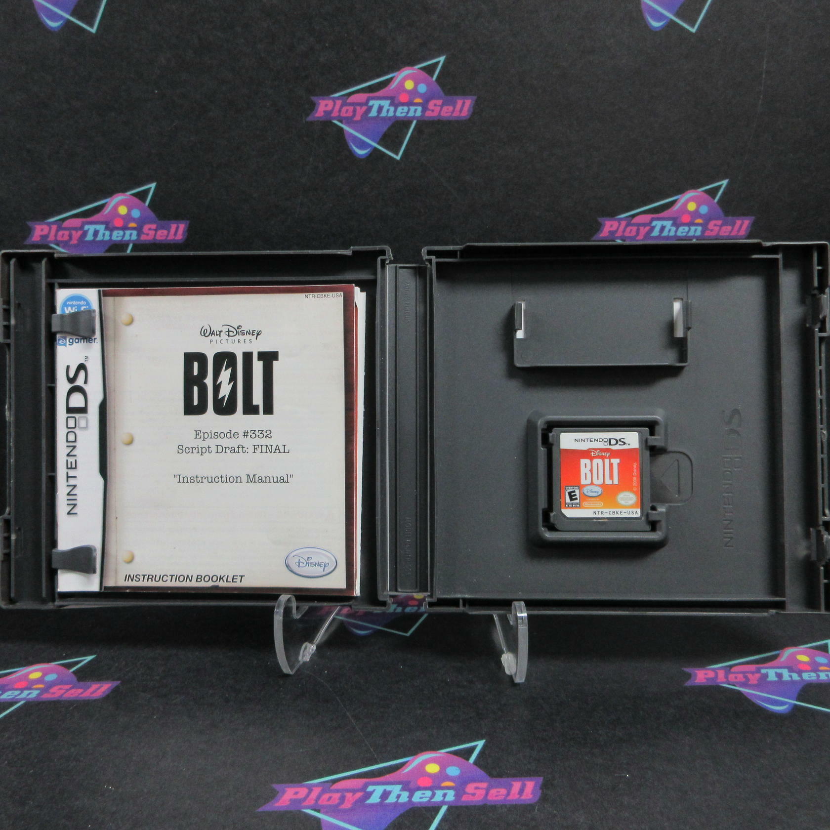 Bolt Nintendo DS AD + Reg Card Complete CIB - Very Good