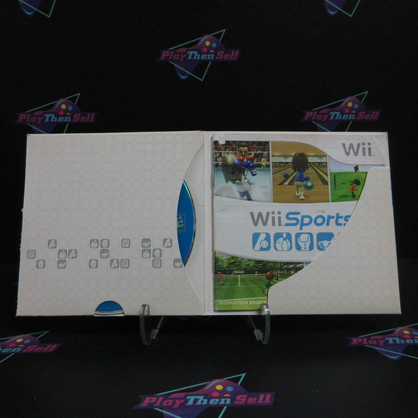 Wii Sports Nintendo Wii Game + Sleeve AD/MD Complete CIB - Very Good