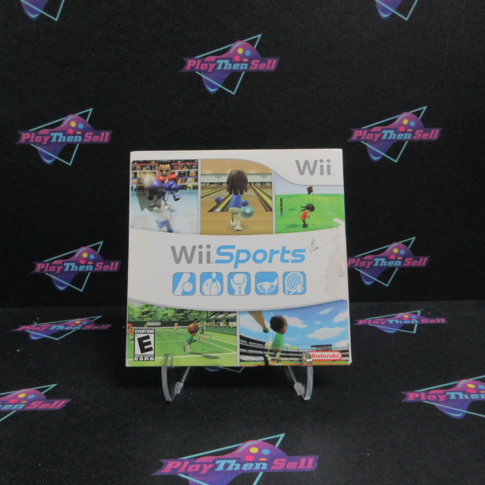 Wii Sports Nintendo Wii Game + Sleeve AD/MD Complete CIB - Very Good