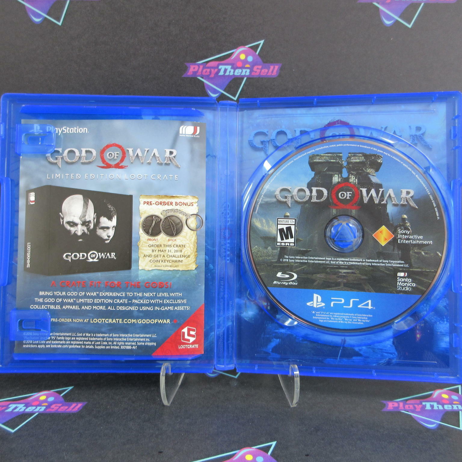 God of War PS4 PlayStation 4 Complete - Excellent