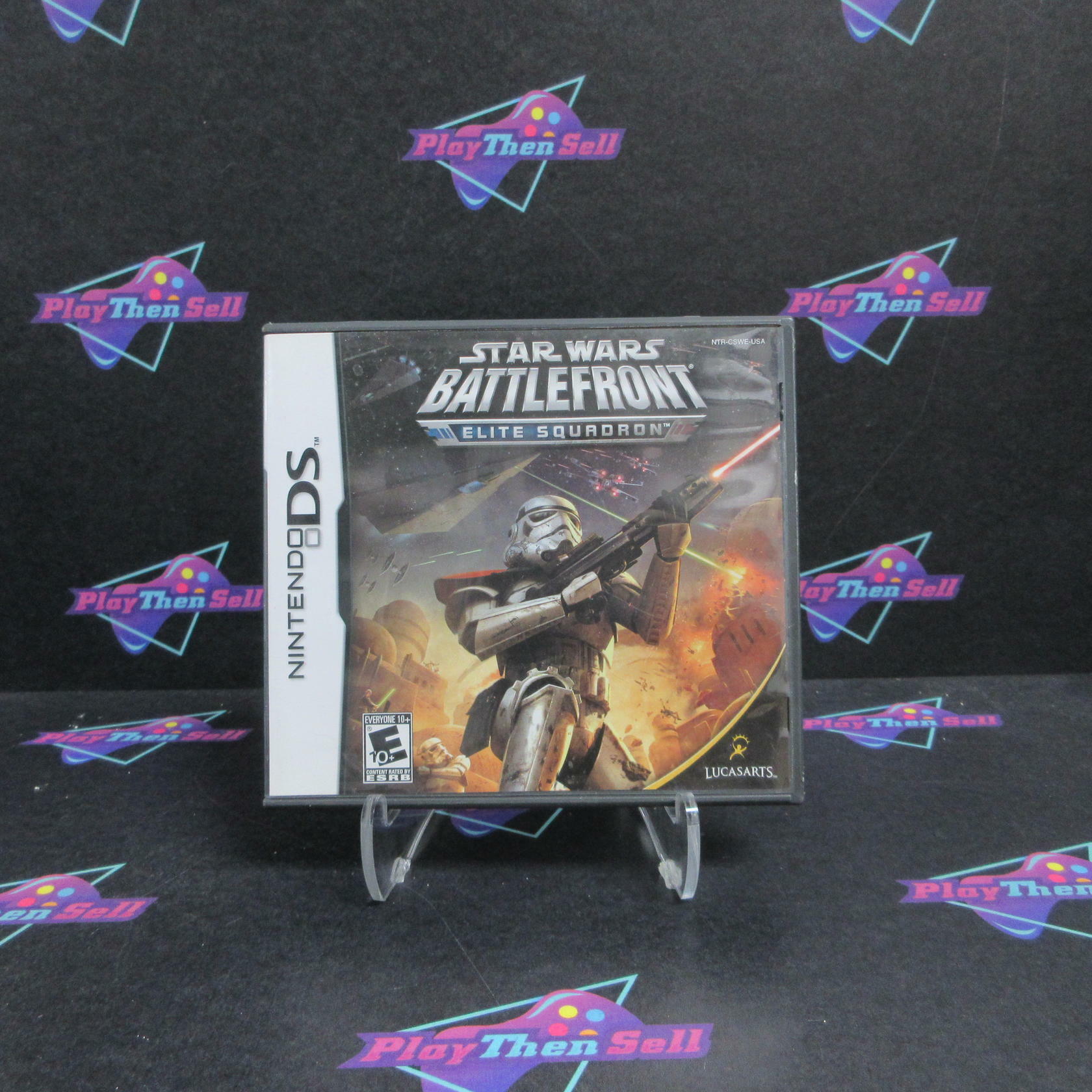 Star Wars Battlefront Elite Squadron Nintendo DS AD Complete CIB - Very Good