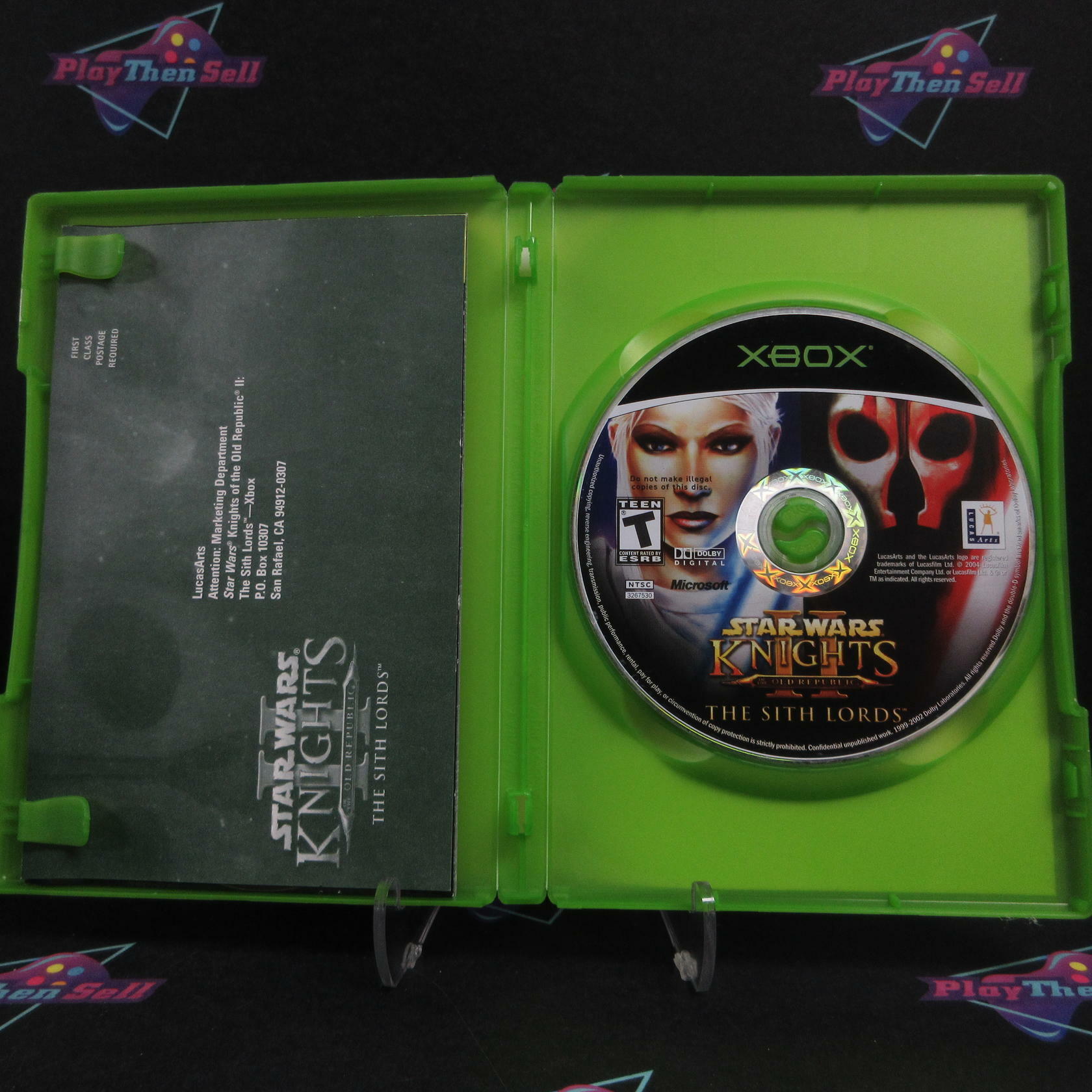 Star Wars Knights of the Old Republic II Sith Lords Xbox + Reg CIB - Refurbished