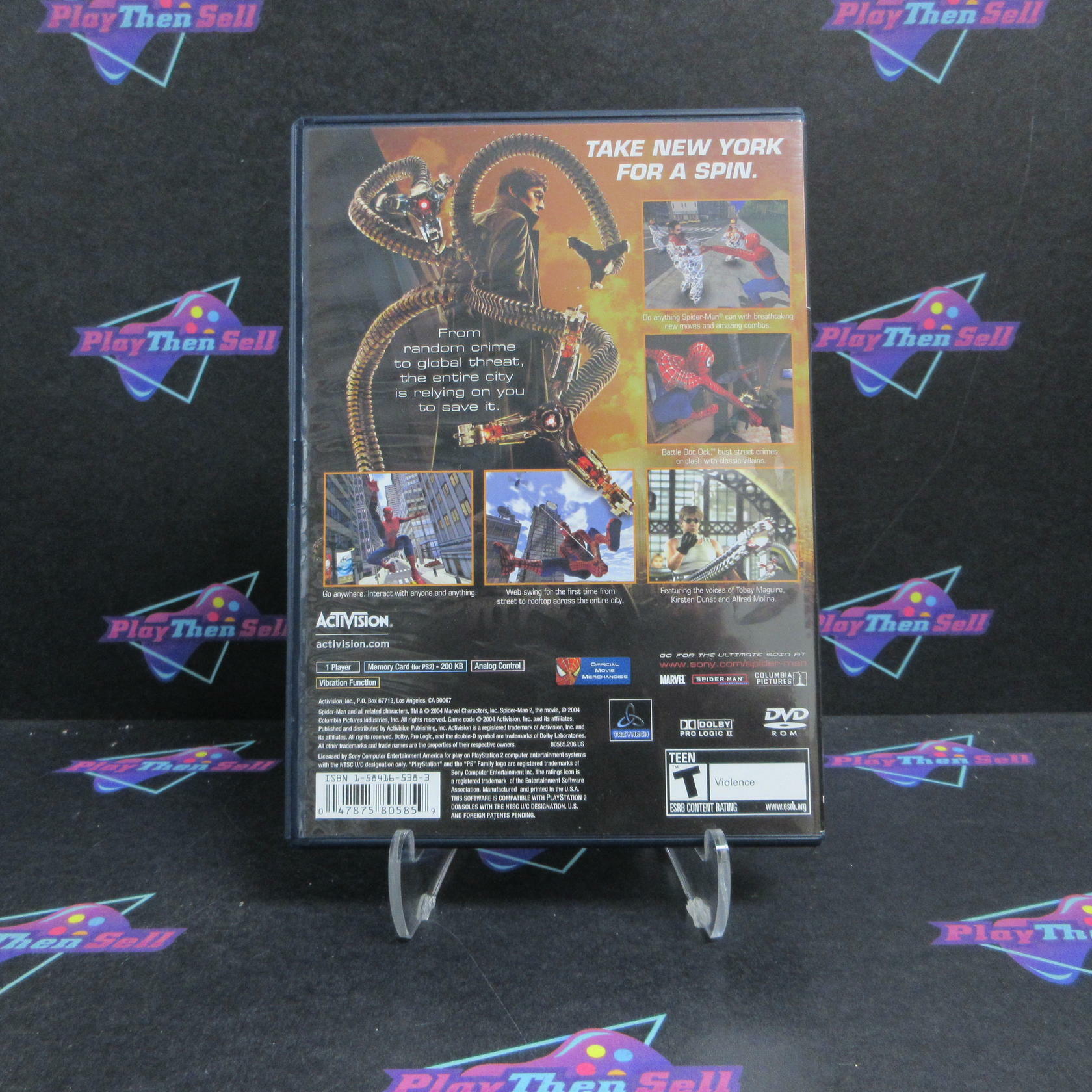 Spider-Man 2 PS2 PlayStation 2 MD Complete CIB - Very Good