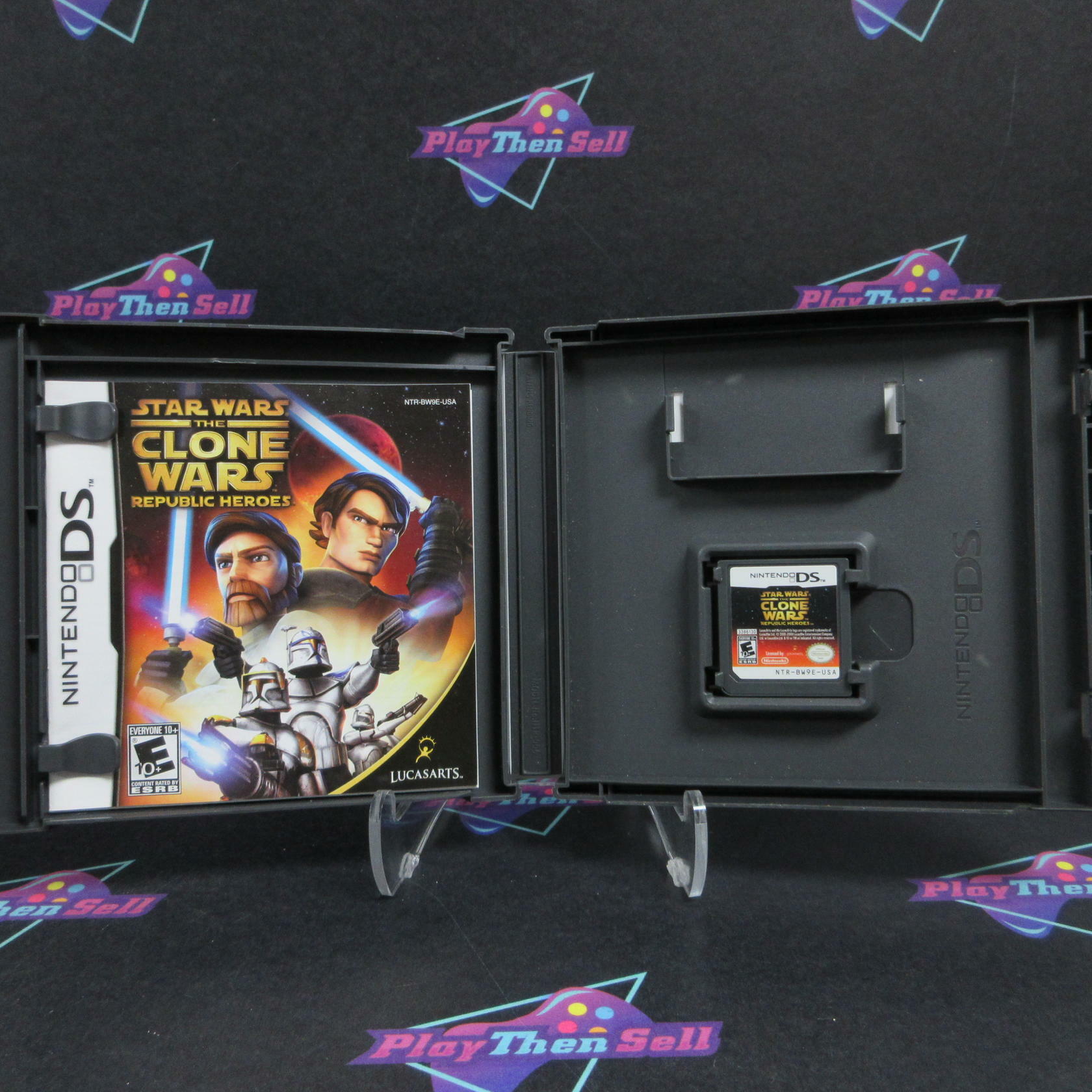 Star Wars the Clone Wars Republic Heroes Nintendo DS AD Complete CIB - Very Good