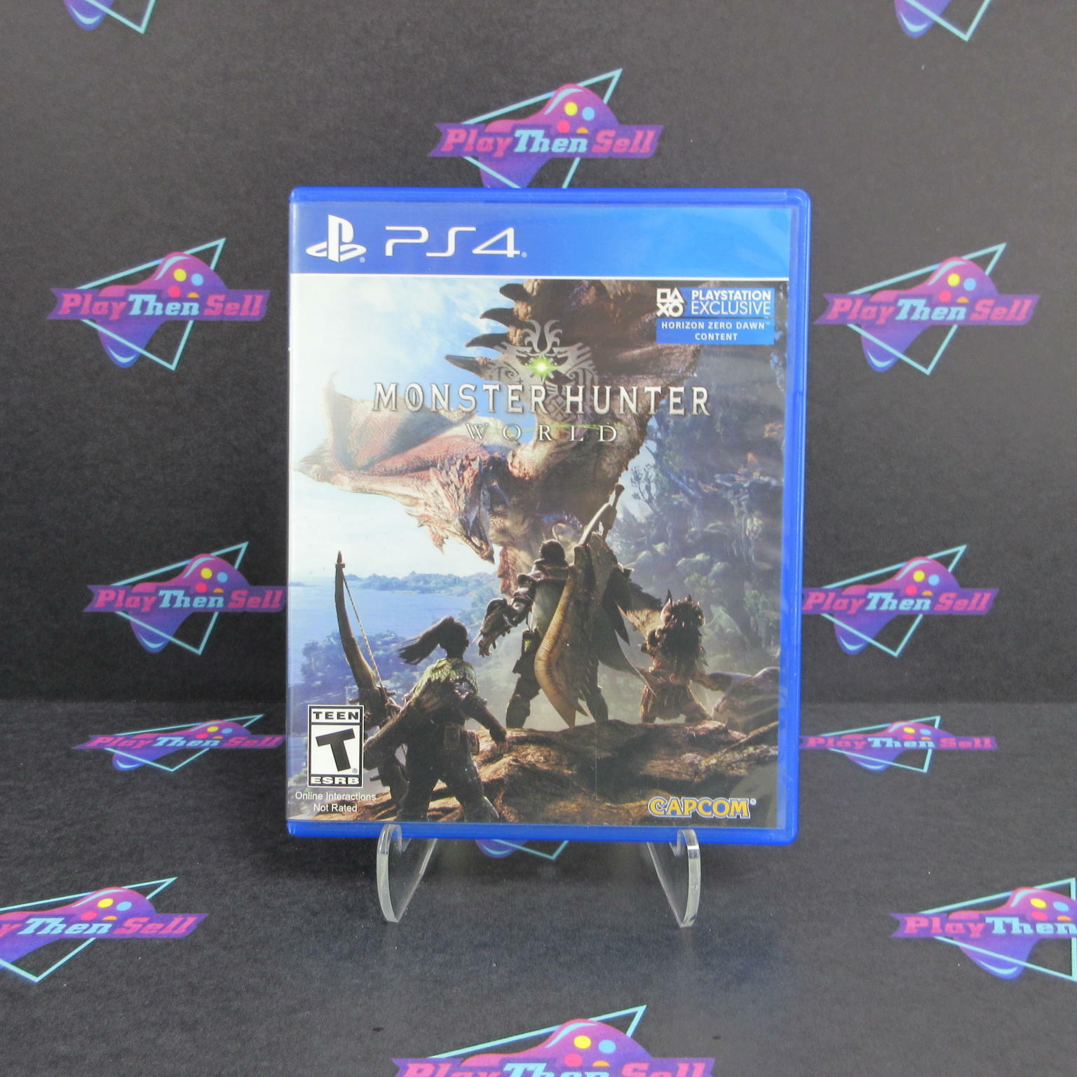 Monster Hunter World PS4 PlayStation 4 Complete - Excellent