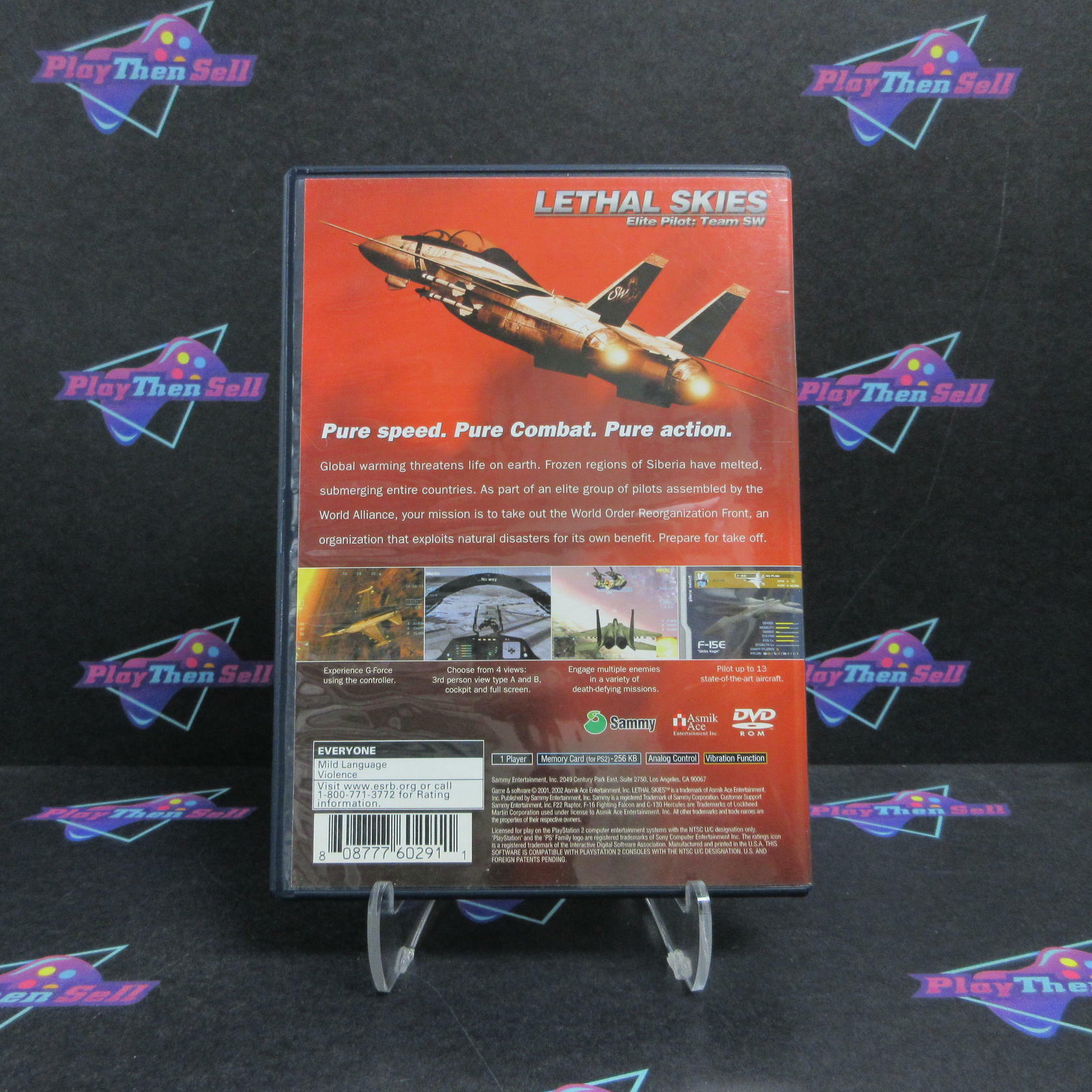 Lethal Skies PS2 PlayStation 2 + Reg Card Complete - Excellent