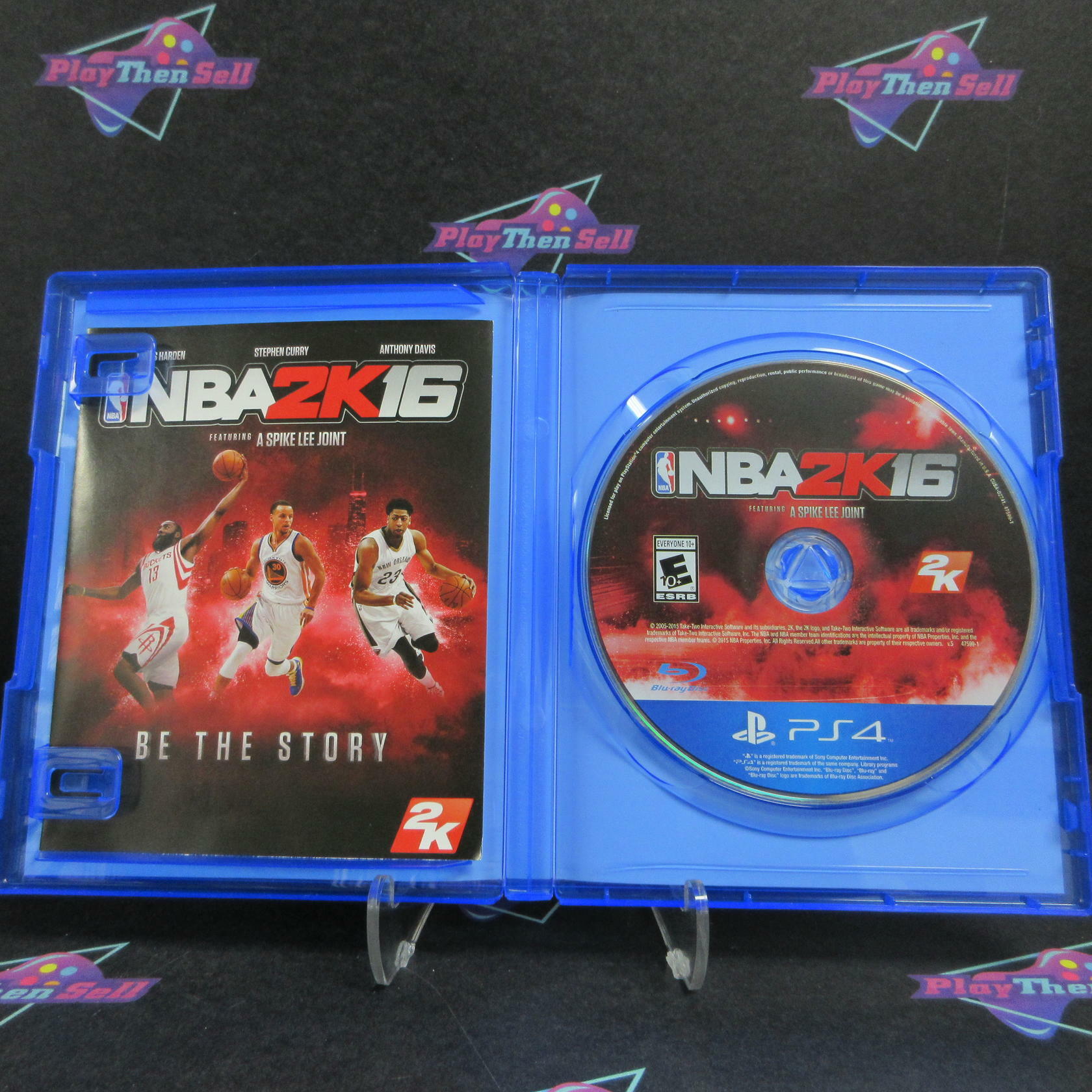 NBA 2K16 James Harden PS4 PlayStation 4 Complete - Excellent