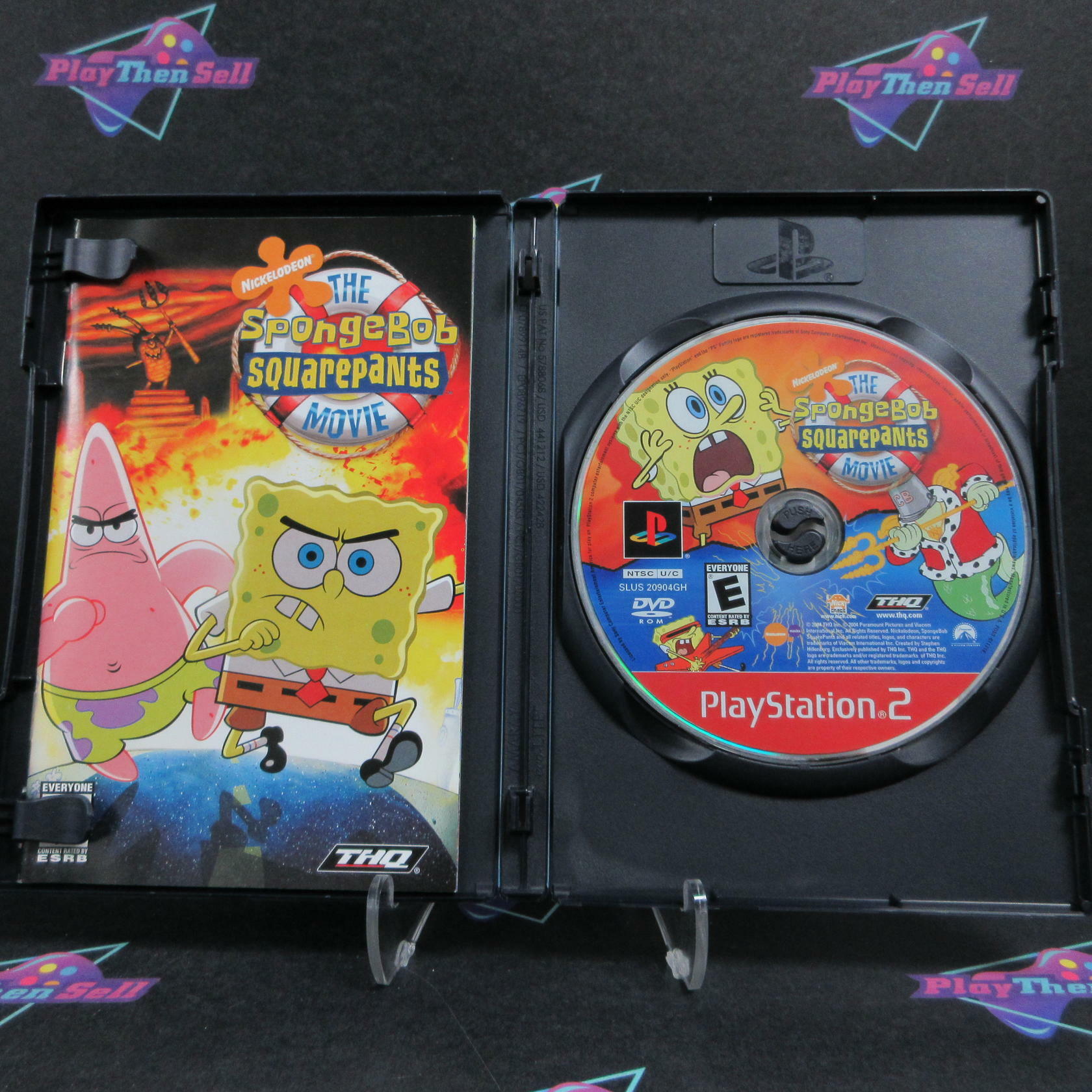 Spongebob Squarepants The Movie PS2 PlayStation 2 GH Complete - Excellent