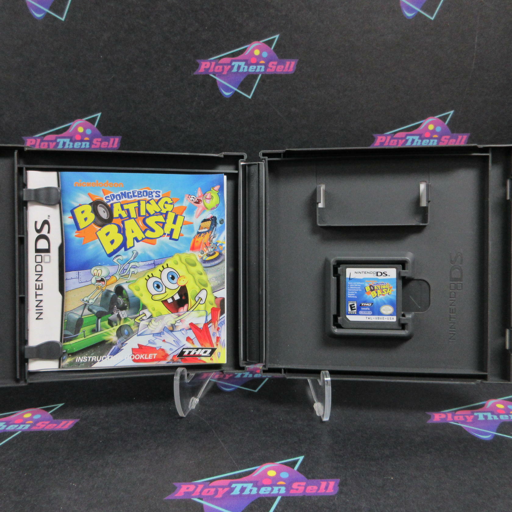 Spongebob Boating Bash Nintendo DS DD Complete CIB - Very Good