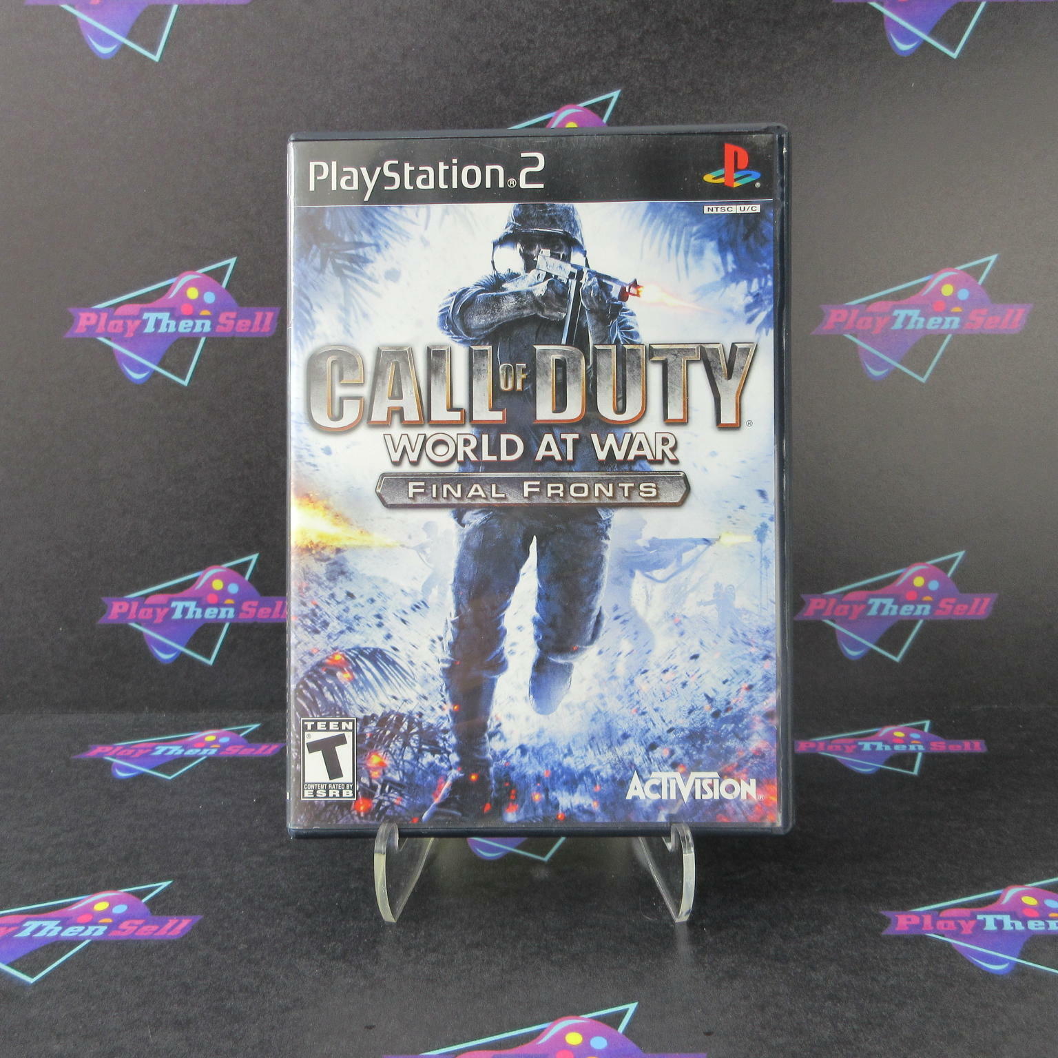 Call of Duty World at War Final Fronts PS2 PlayStation 2 Complete - Excellent