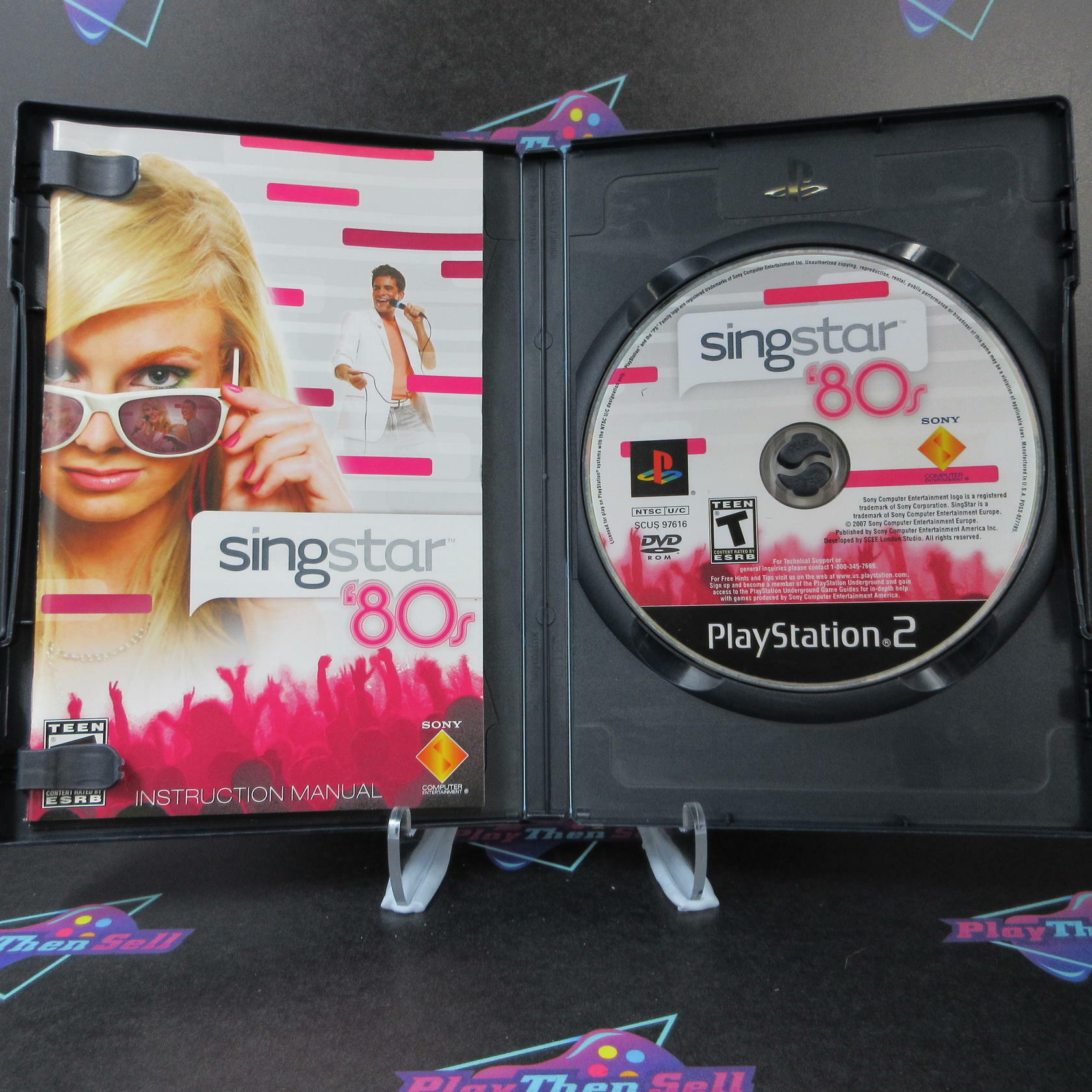 SingStar 80's PS2 PlayStation 2 + Reg Card Complete - Excellent