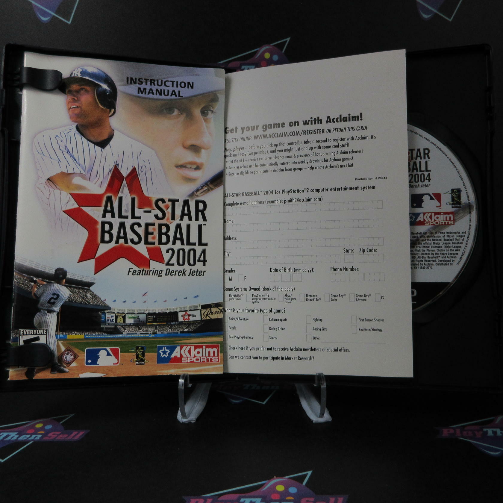 All-Star Baseball 2004 PS2 PlayStation 2 + Reg Card Complete - Excellent