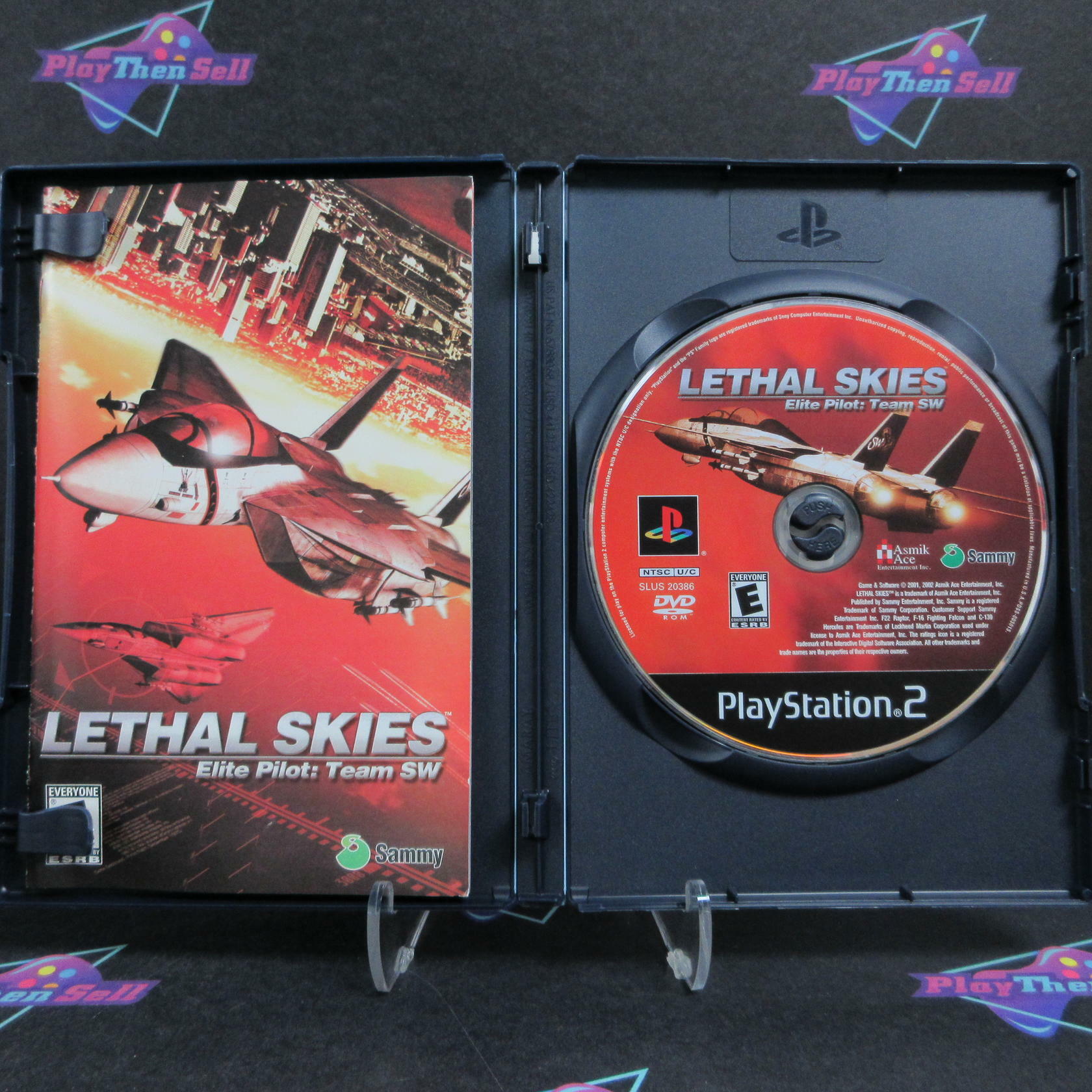 Lethal Skies PS2 PlayStation 2 + Reg Card Complete - Excellent