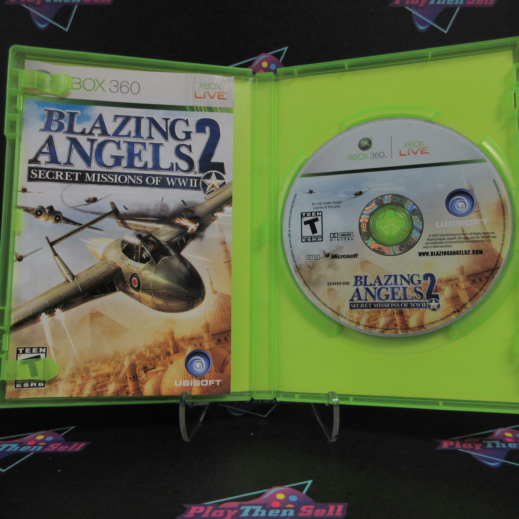 Blazing Angels 2 Secret Missions of WWII Xbox 360 Complete - Excellent