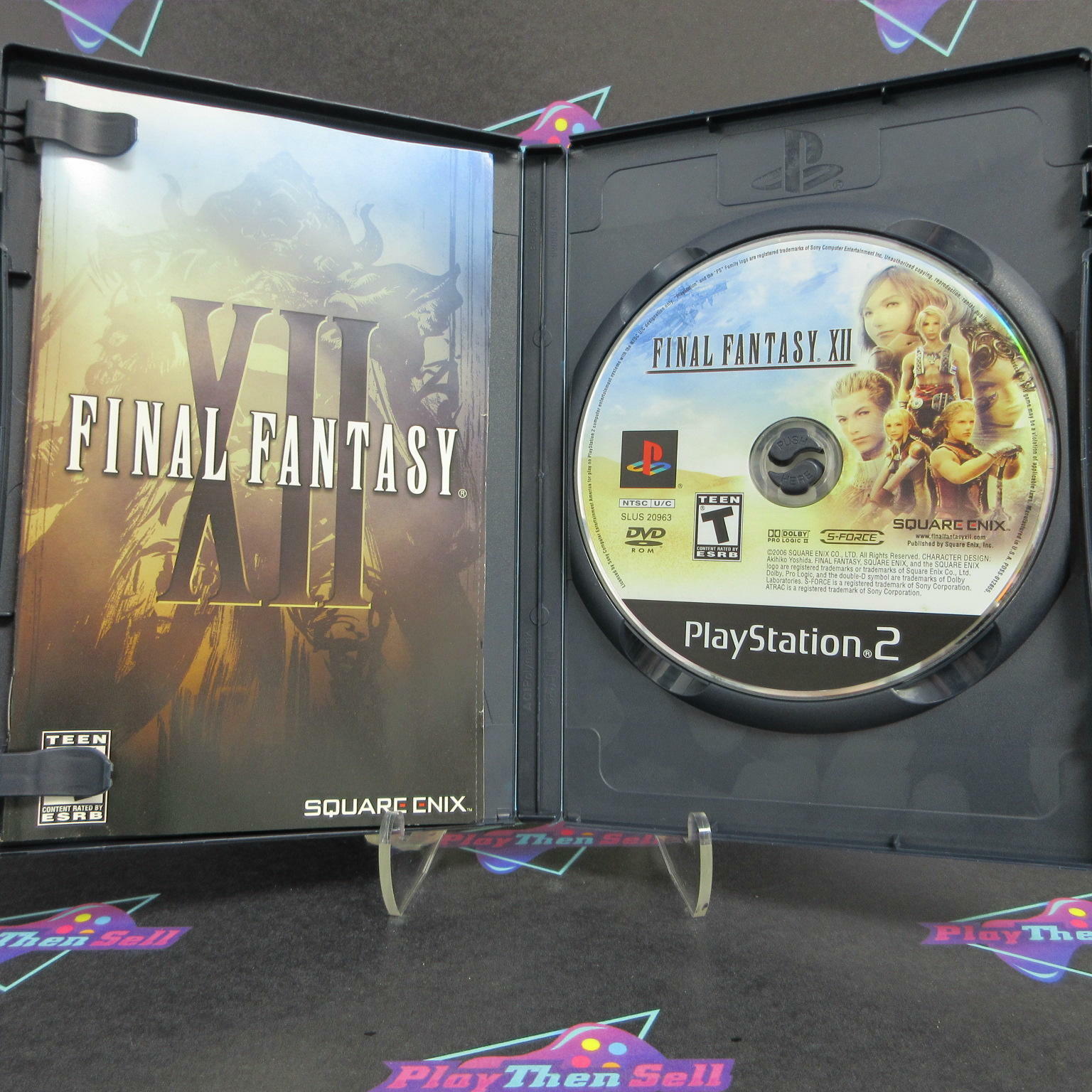 Final Fantasy XII 12 PS2 PlayStation 2 + Reg Card Complete - Excellent