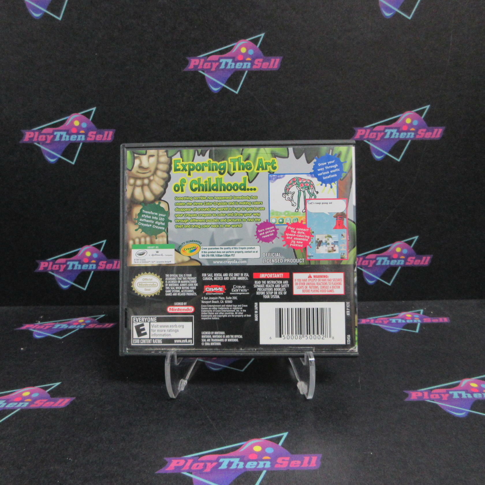 Crayola Treasure Adventures Nintendo DS AD Complete CIB - Very Good