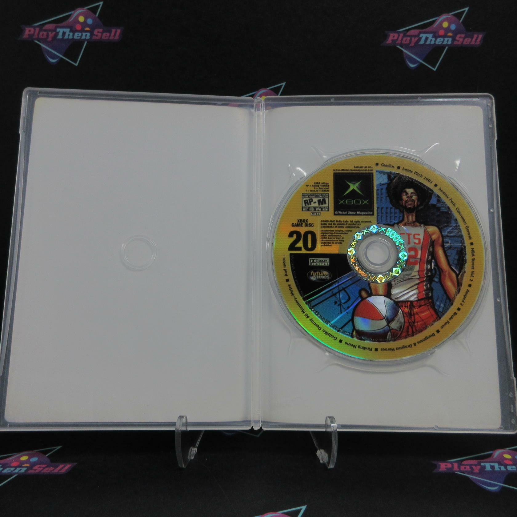 Official Microsoft Xbox Magazine NBA Street Vol 2 Game Demo Disc #20 - Xbox - Like New