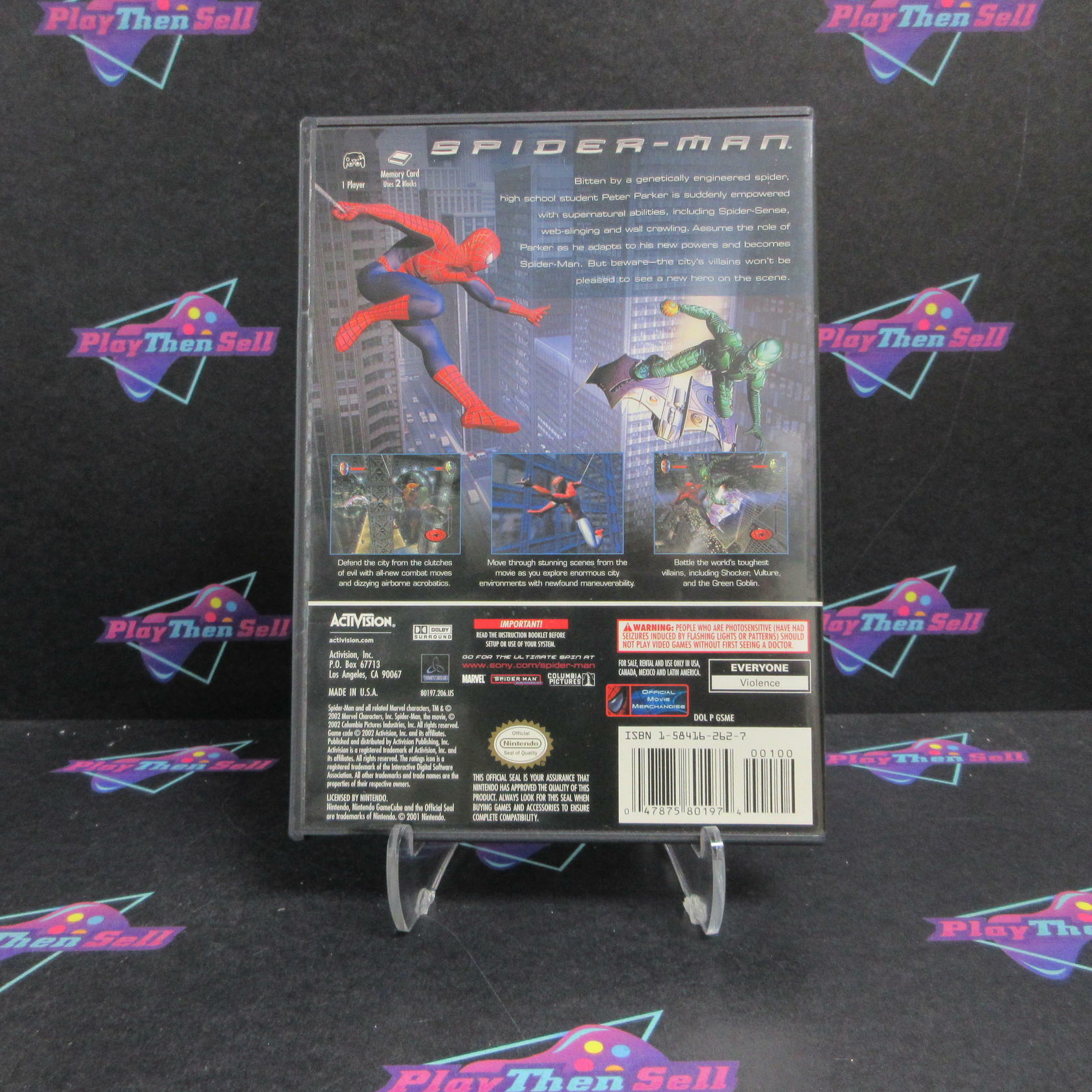 Spider-Man Nintendo GameCube DD/NM - Very Good