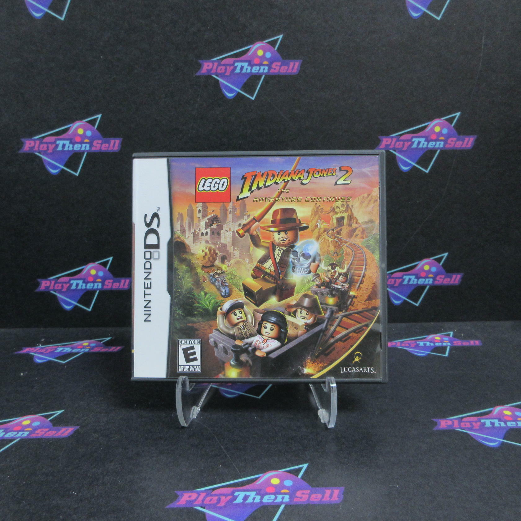 Lego Indiana Jones 2 The Adventure Continues Nintendo DS AD Complete CIB - Very Good