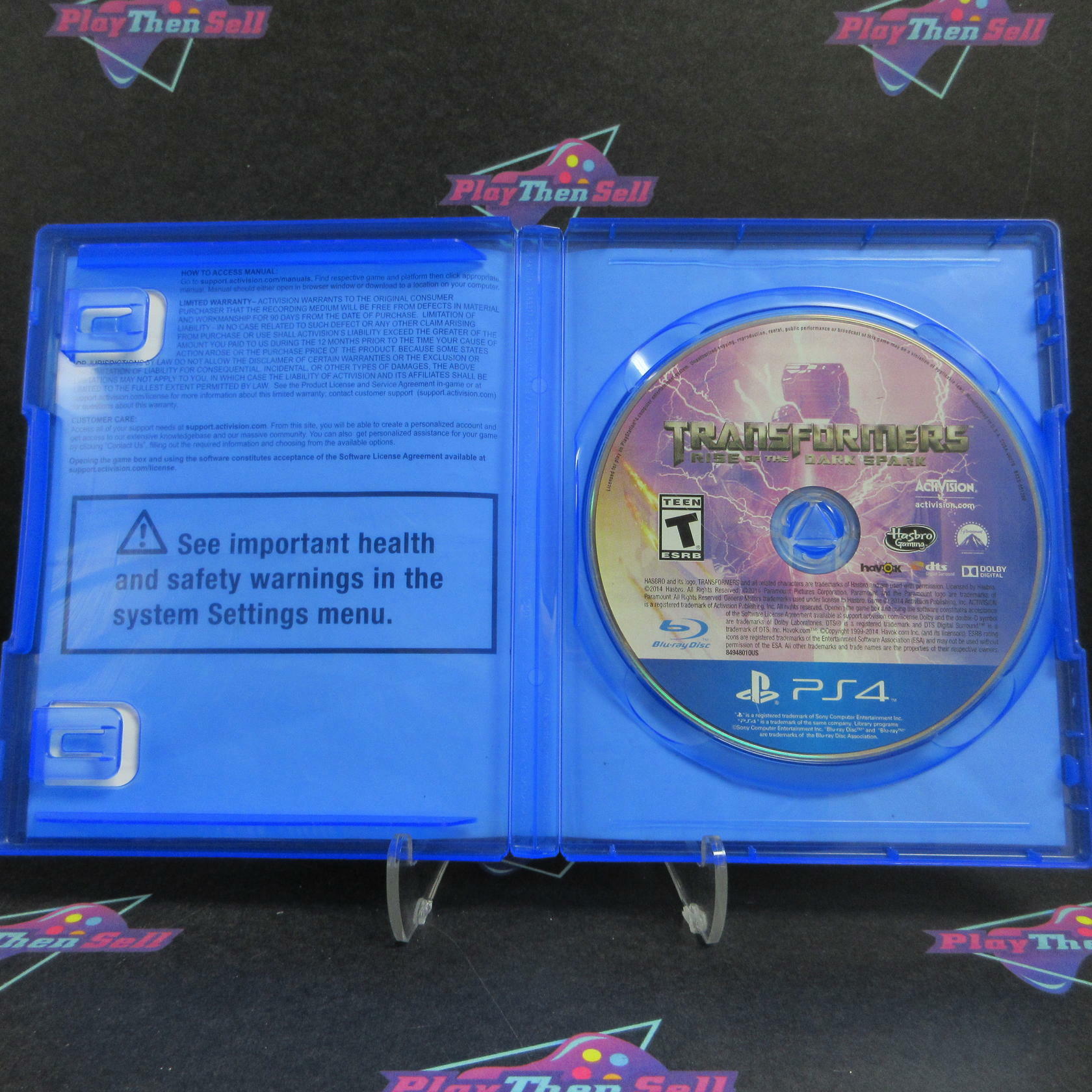 Transformers Rise of the Dark Spark PS4 PlayStation 4 AD - Very Good