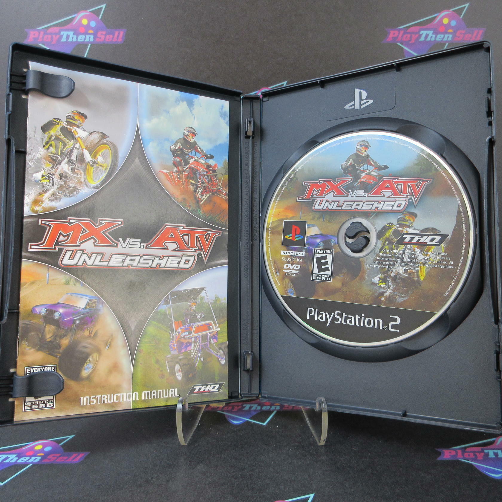 MX vs ATV Unleashed PS2 PlayStation 2 Complete - Excellent