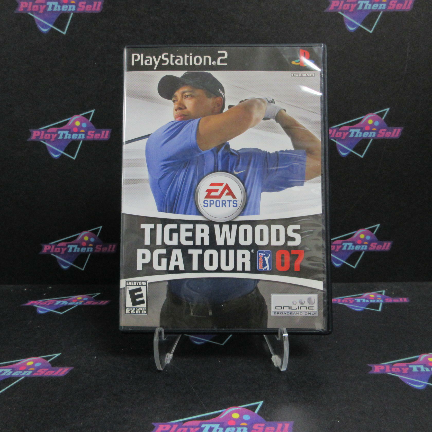 Tiger Woods PGA Tour 07 PS2 PlayStation 2 AD Complete CIB - Very Good