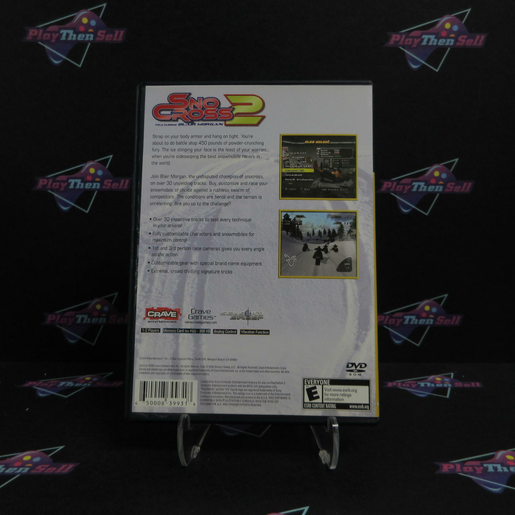 SnoCross 2 Featuring Blair Morgan PS2 PlayStation 2 Complete - Excellent