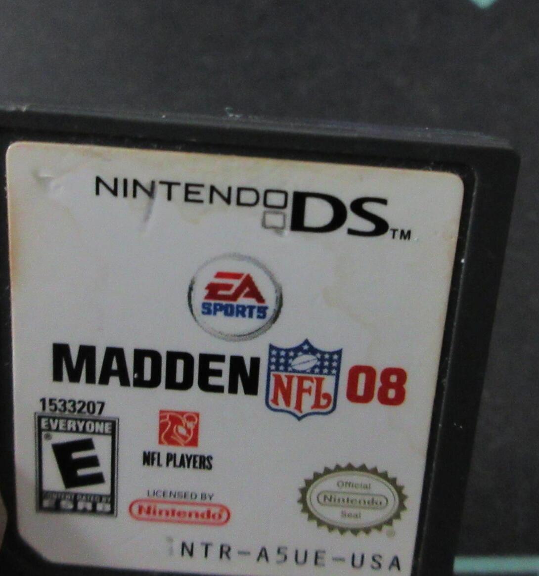 Madden NFL 08 Nintendo DS DD Complete CIB - Very Good