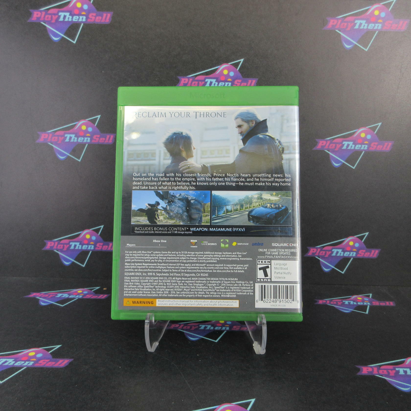 Final Fantasy XV Day One Edition Xbox One Complete - Excellent