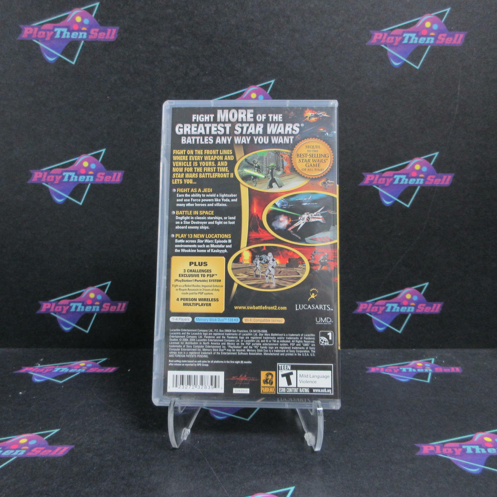 Star Wars Battlefront II Sony PSP Complete - Refurbished