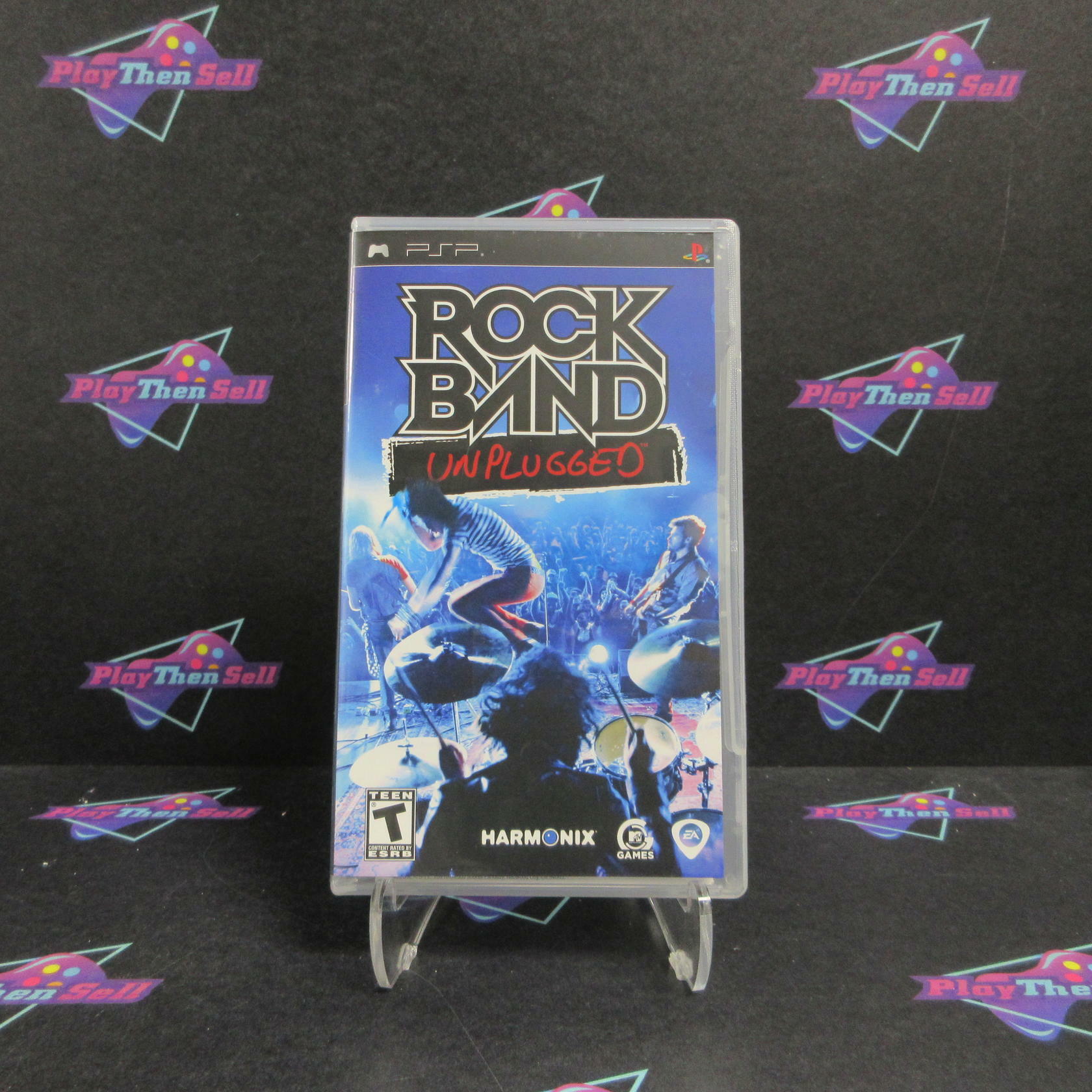 Rock Band Unplugged Sony PSP Clear UMD Complete - Refurbished
