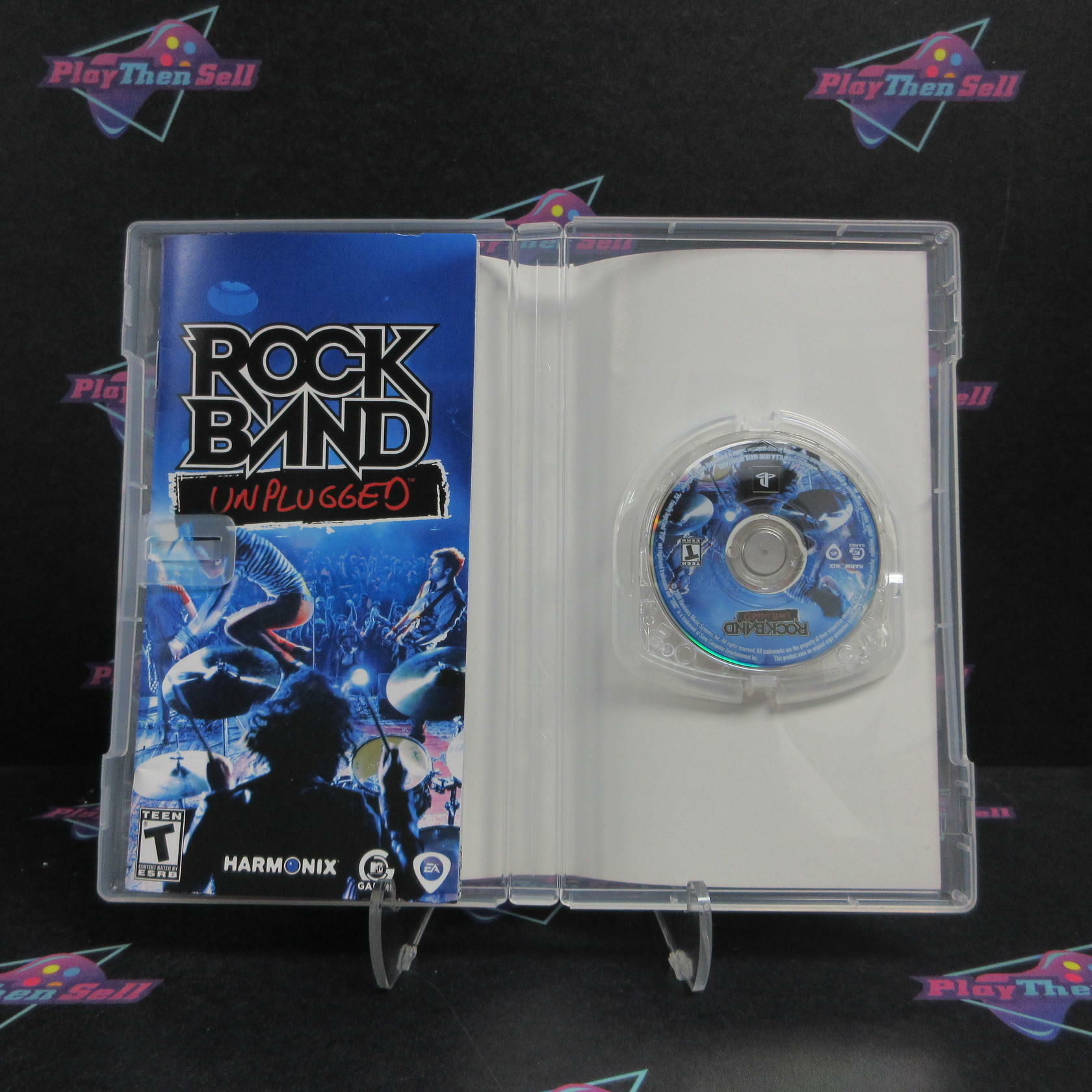 Rock Band Unplugged Sony PSP Clear UMD Complete - Excellent
