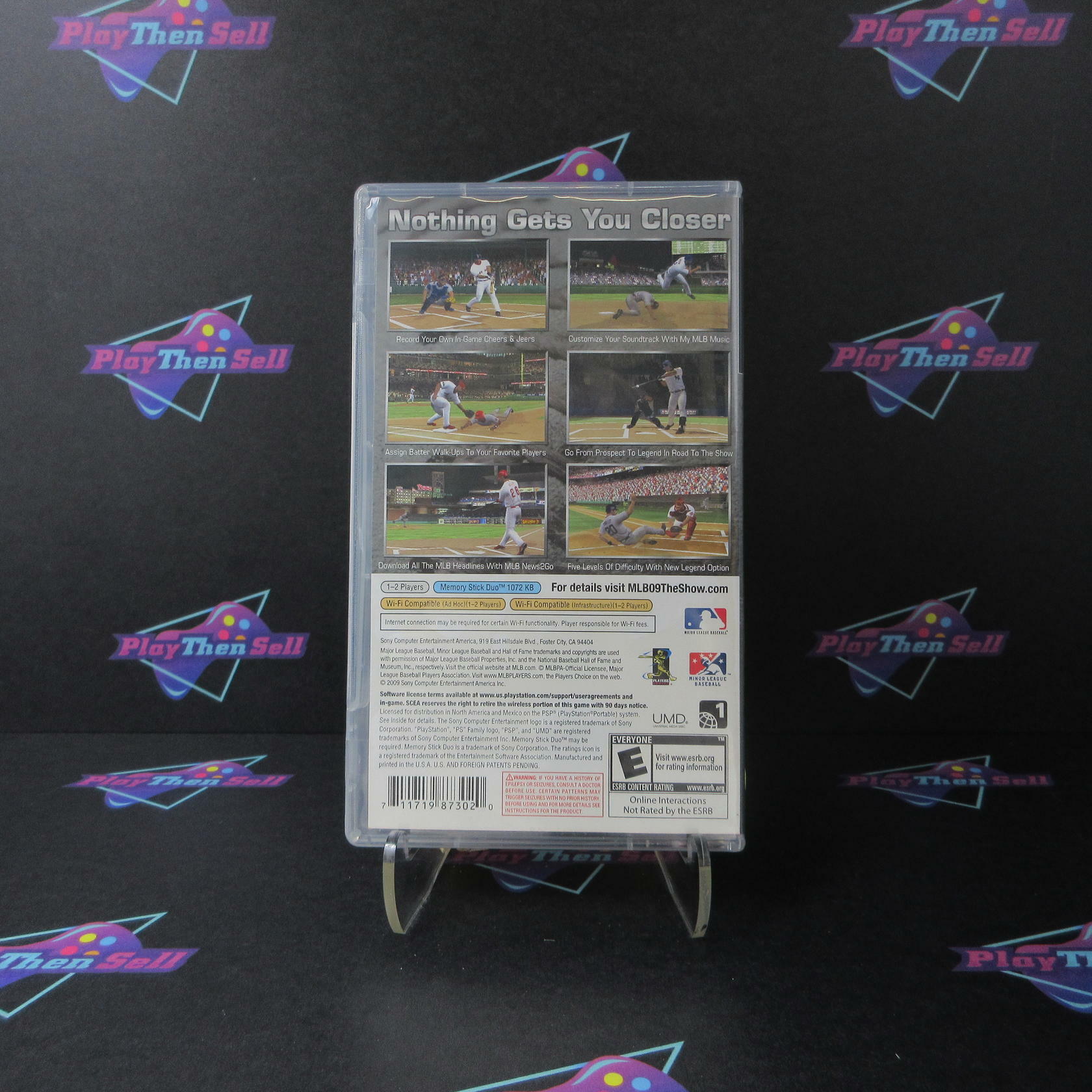 MLB 09 The Show Sony PSP + Reg Card Complete - Refurbished