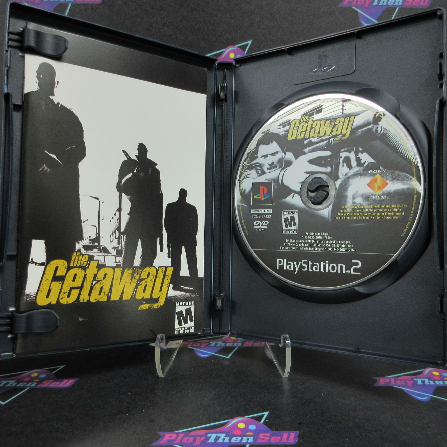 The Getaway PS2 PlayStation 2 + Reg Card / Poster Complete - Excellent