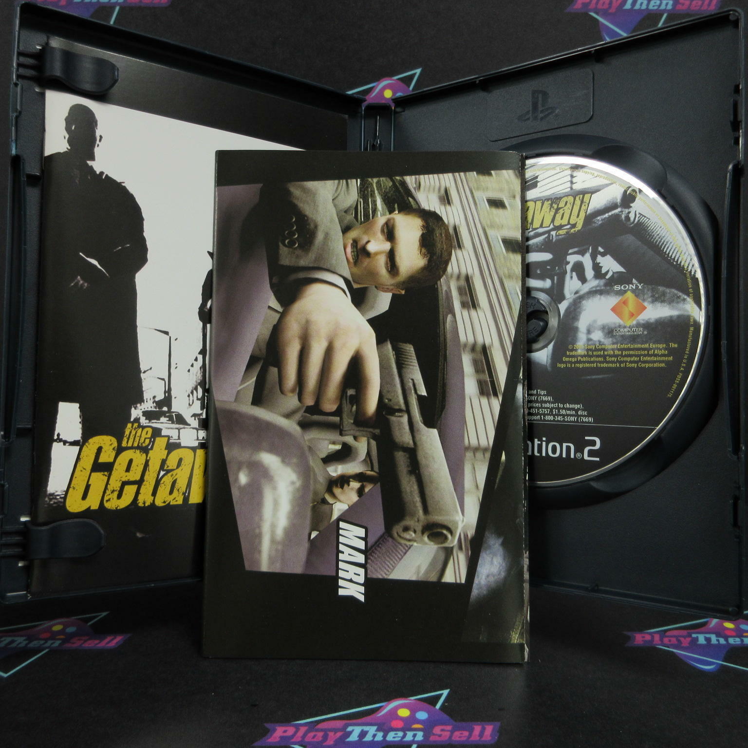 The Getaway PS2 PlayStation 2 + Reg Card / Poster Complete - Excellent