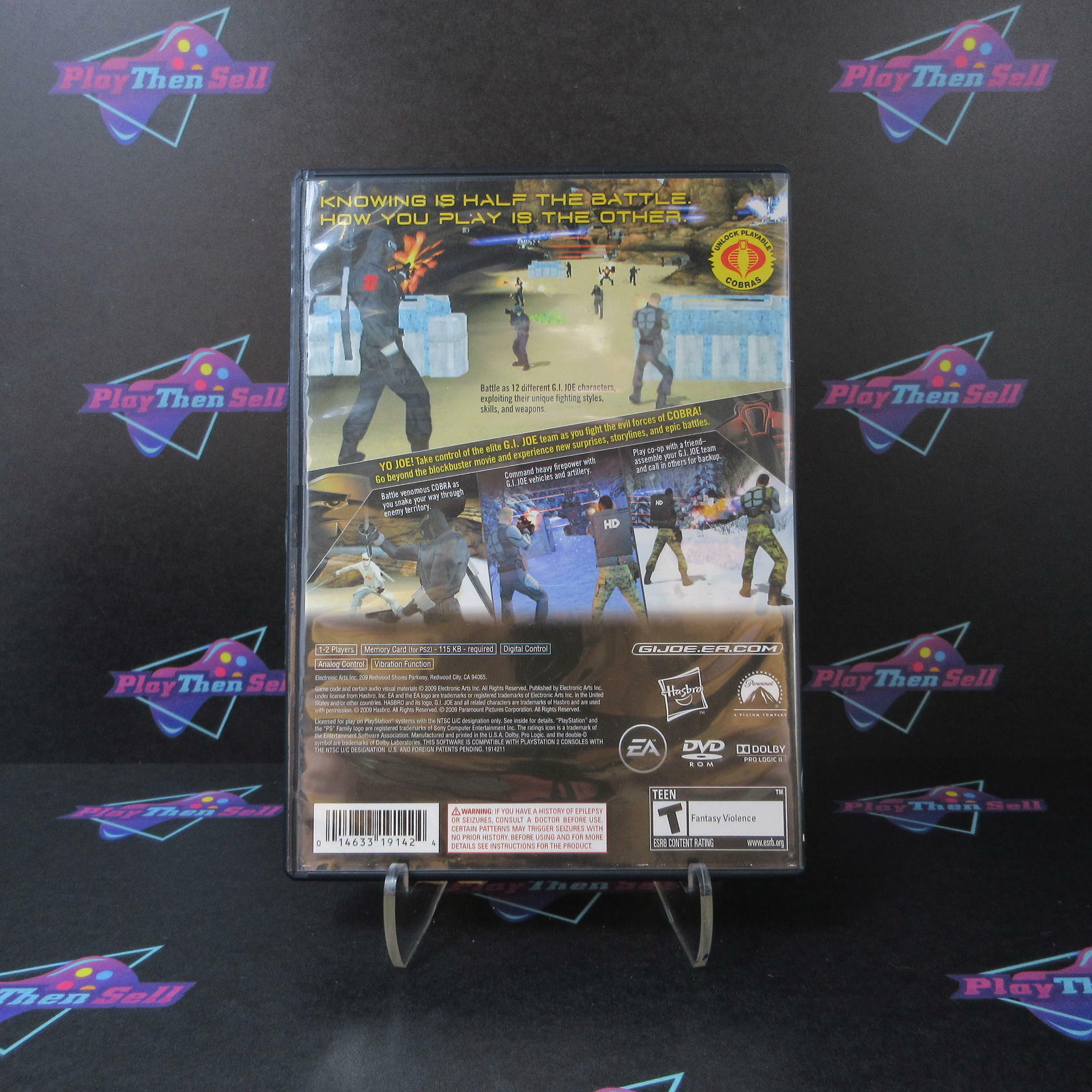 G.I. Joe The Rise of Cobra PS2 PlayStation 2 Complete - Excellent