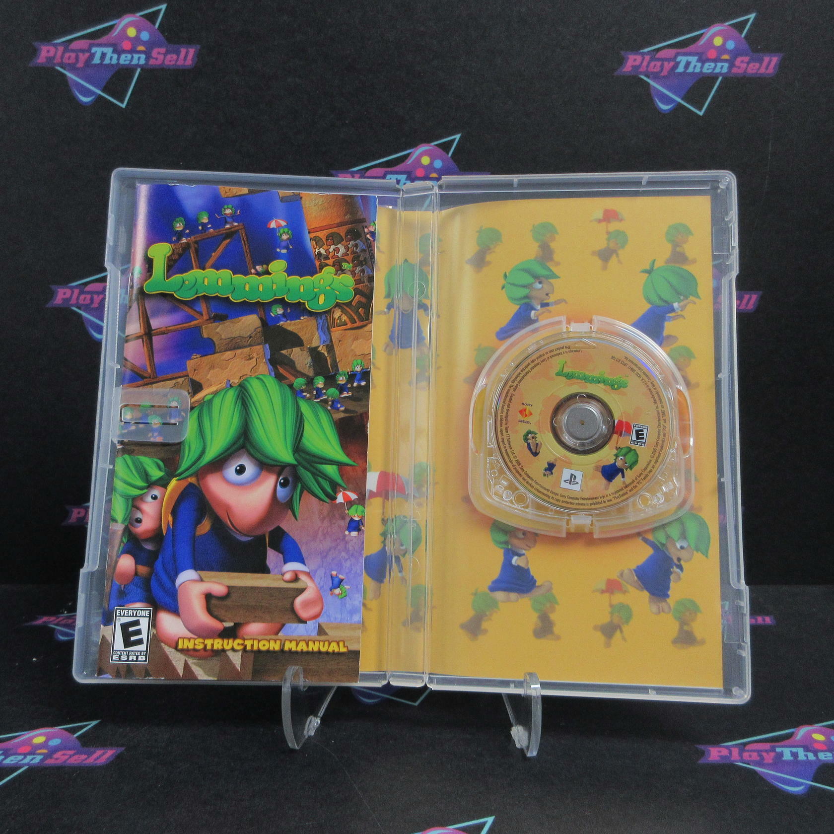 Lemmings Sony PSP Clear UMD + Reg Card Complete - Excellent